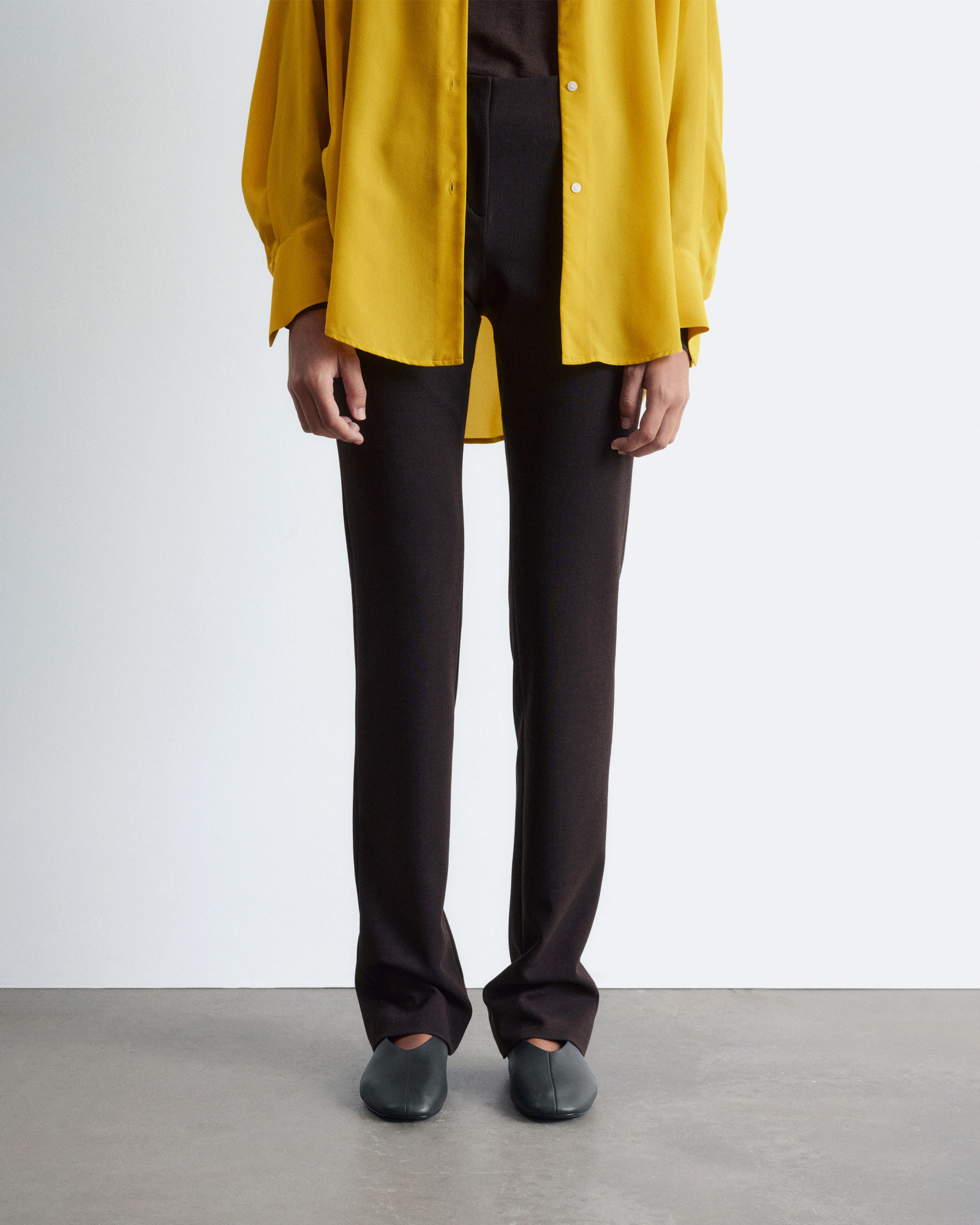 Tailored Slim-Leg Trousers