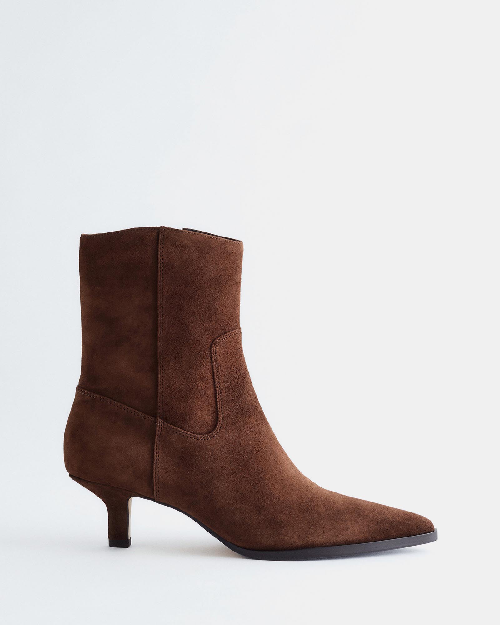 Kitten Heel Ankle Boots