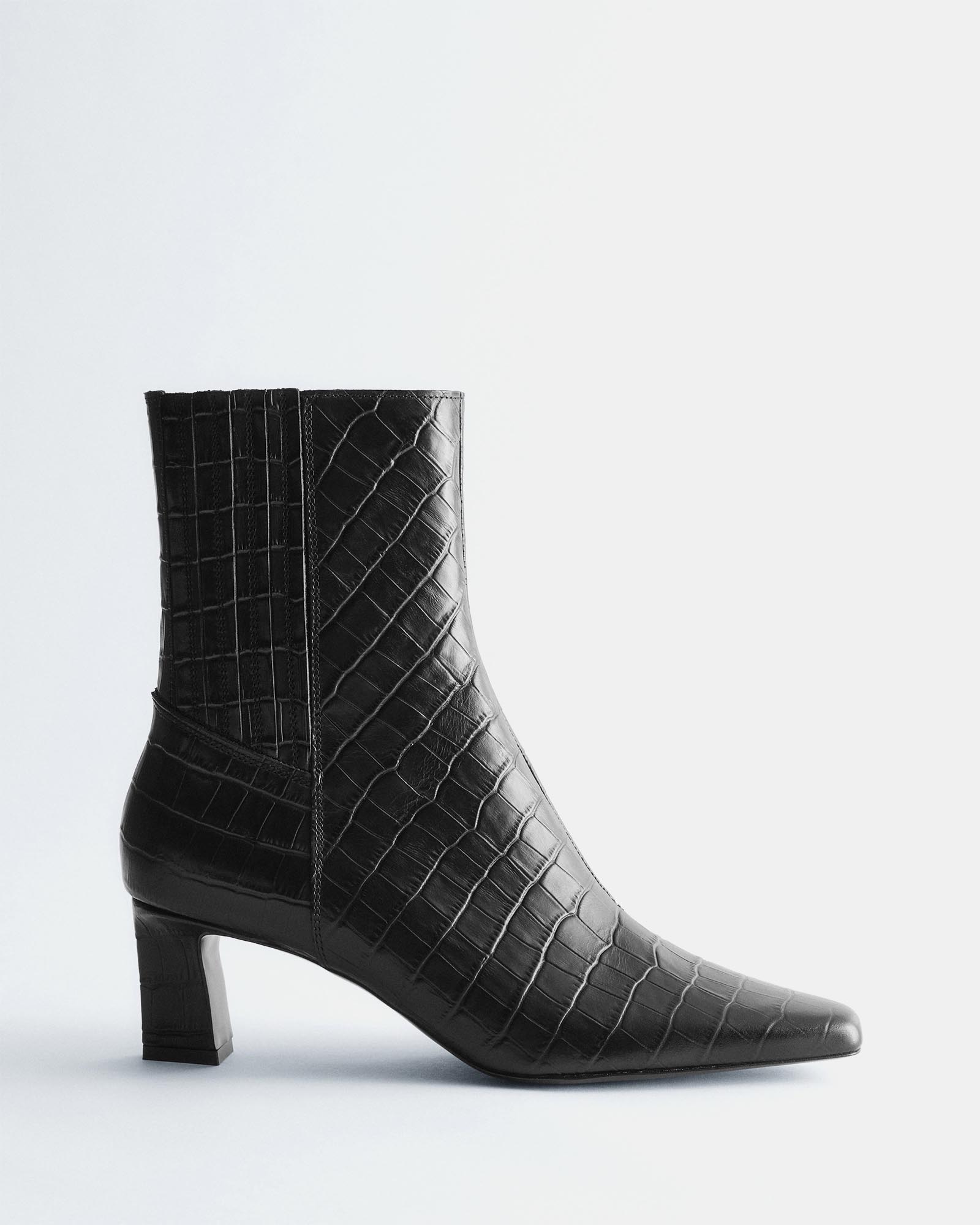 Pointed-Toe Ankle Boots