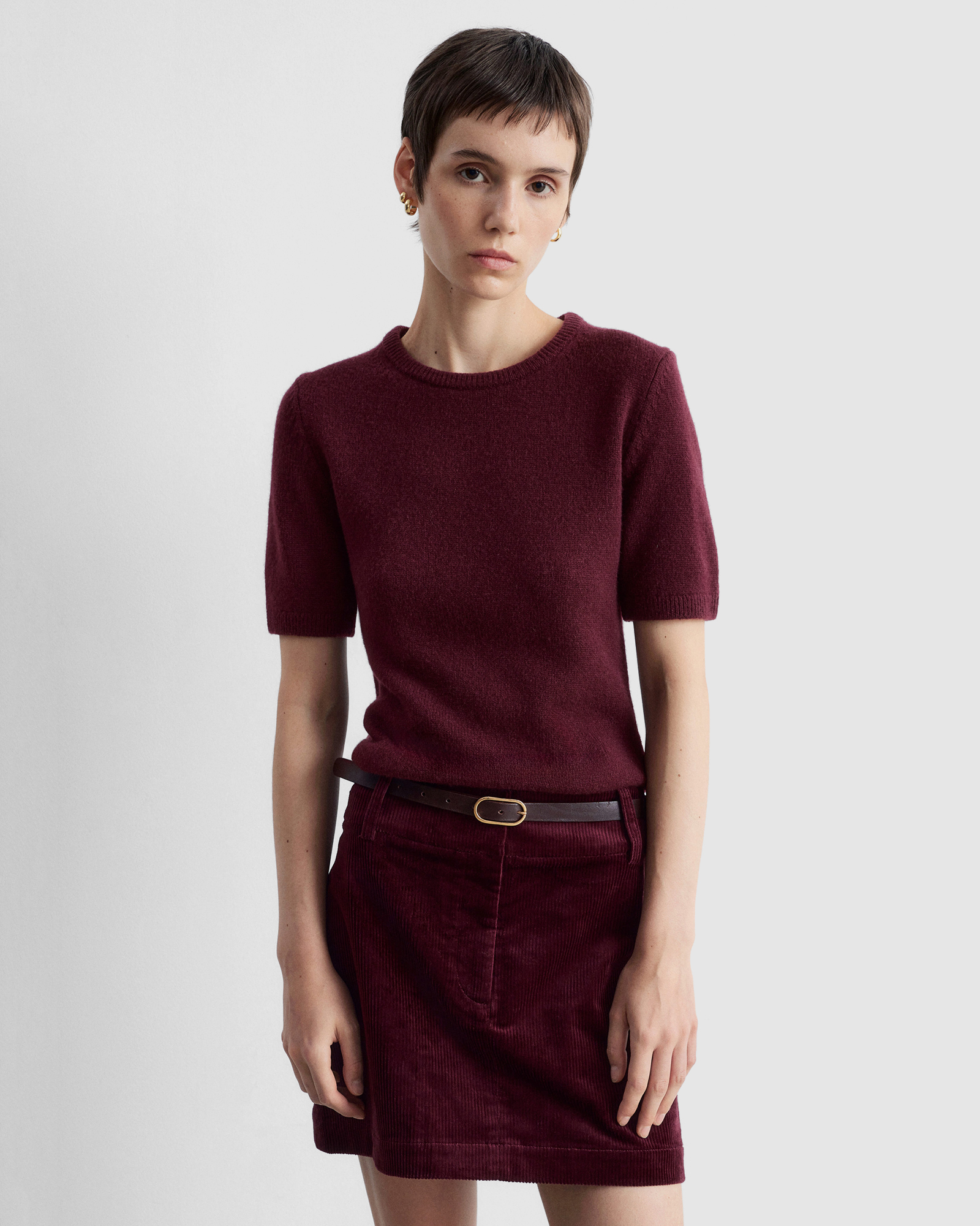 Knitted Cashmere T-Shirt