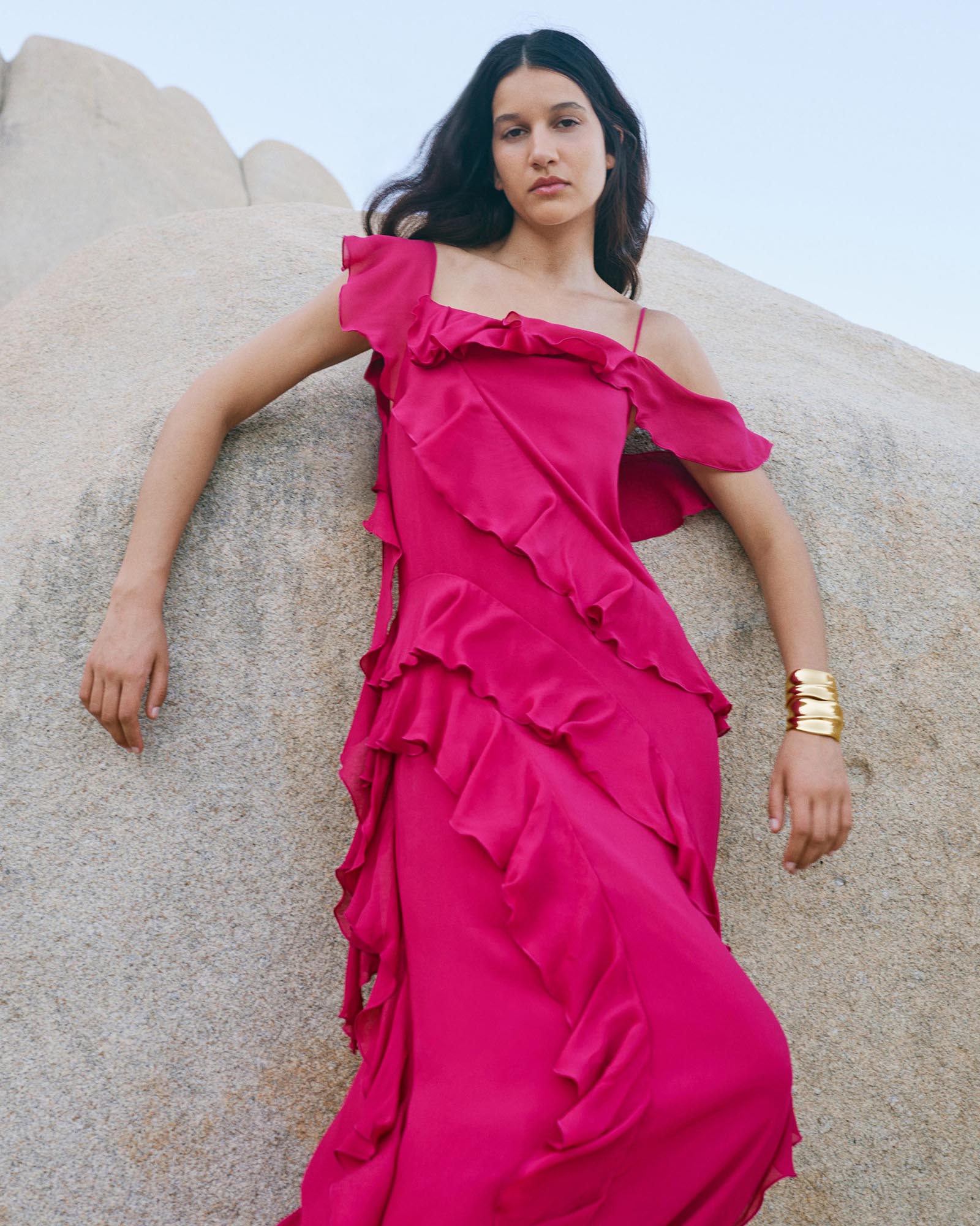 Ruffle Maxi Dress