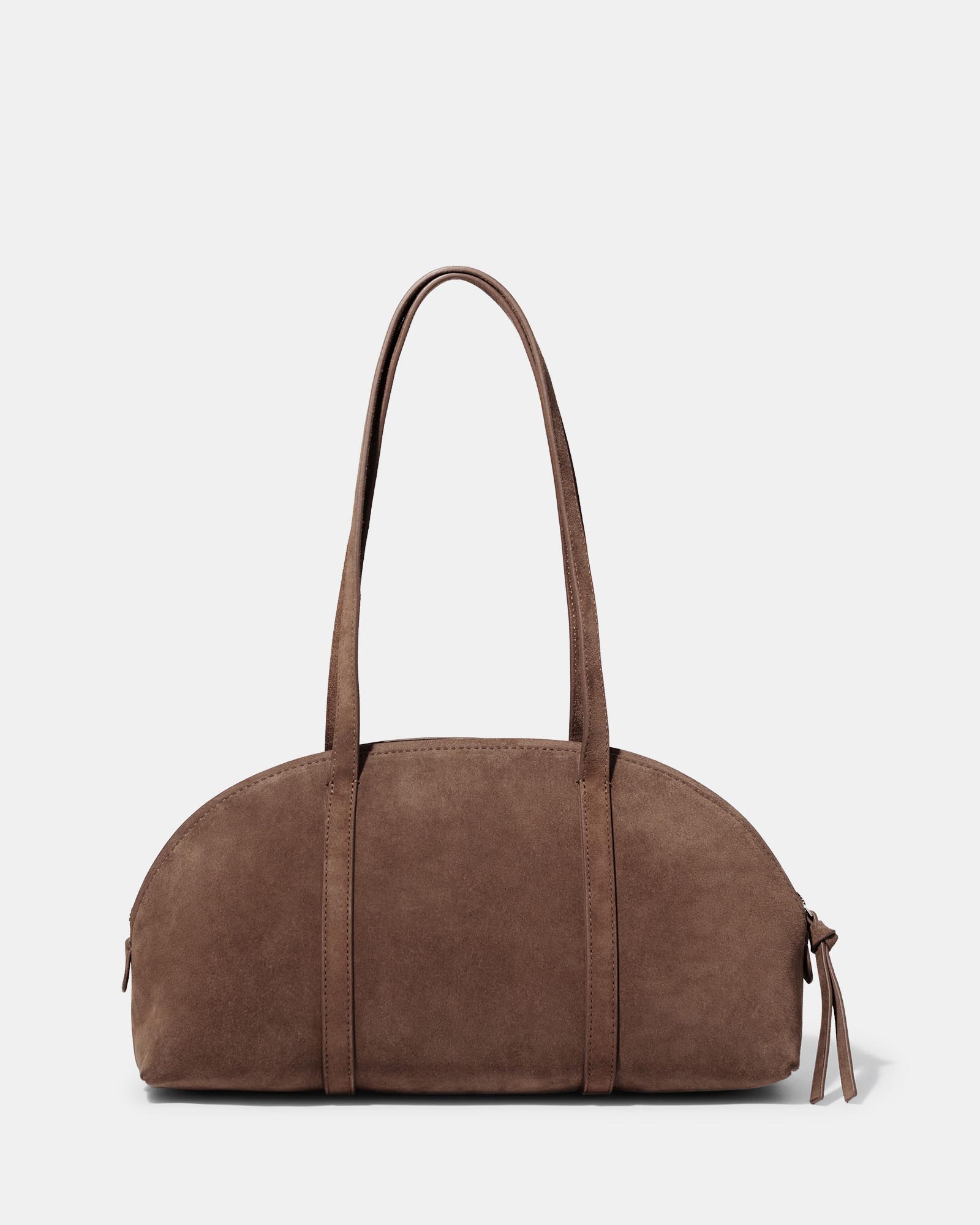 Suede Bowling Bag