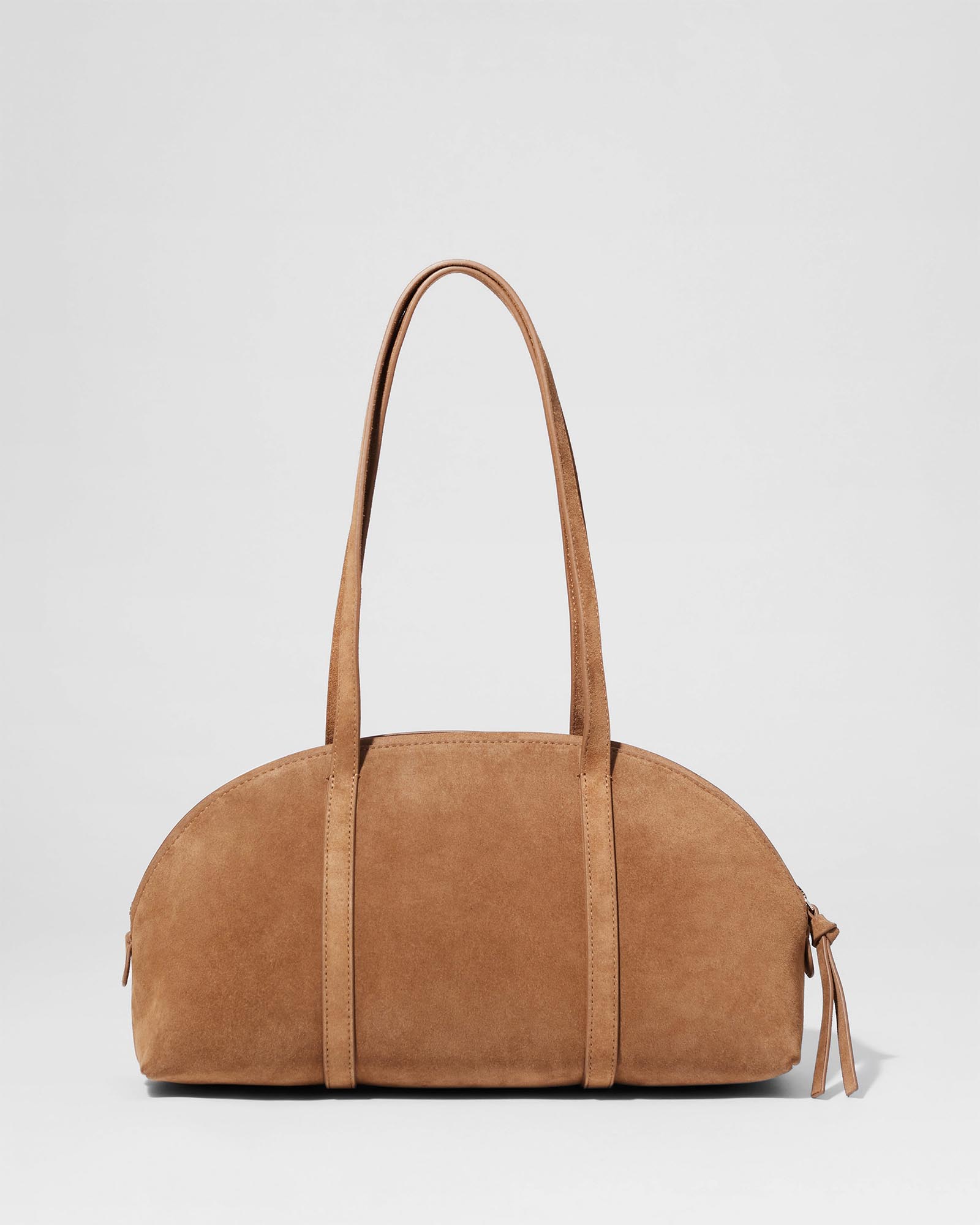 Suede Bowling Bag