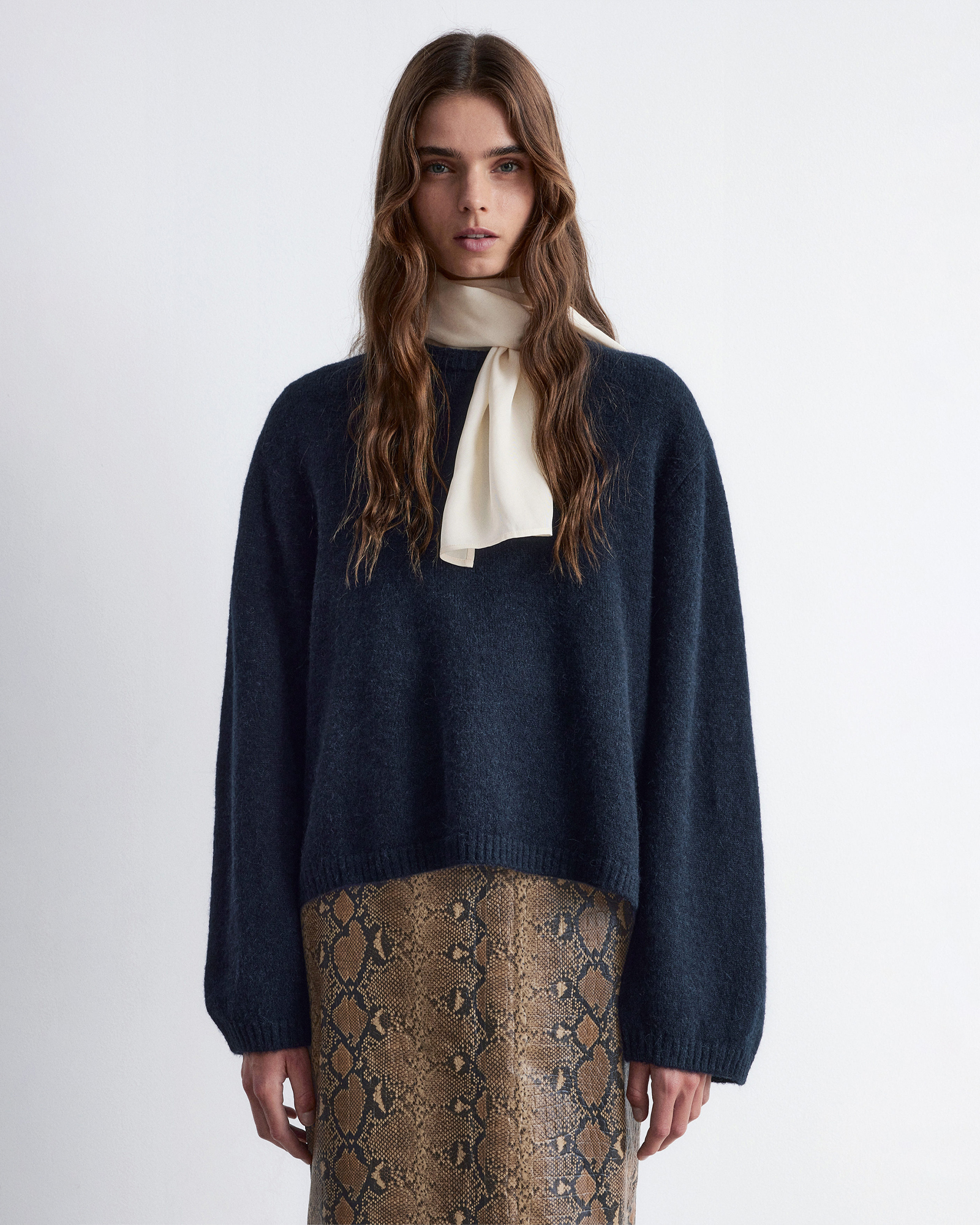 Knitted Alpaca-Blend Sweater