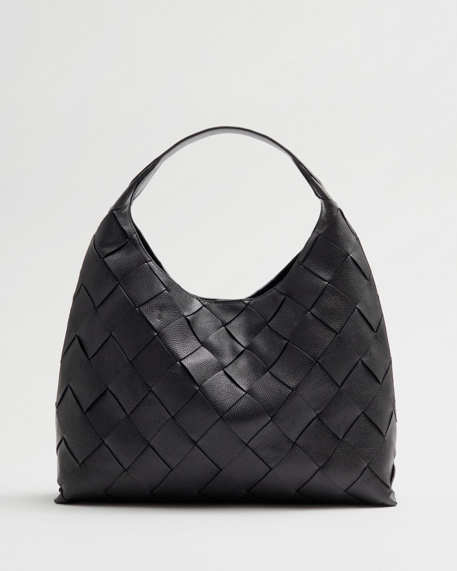 Braided Leather Tote