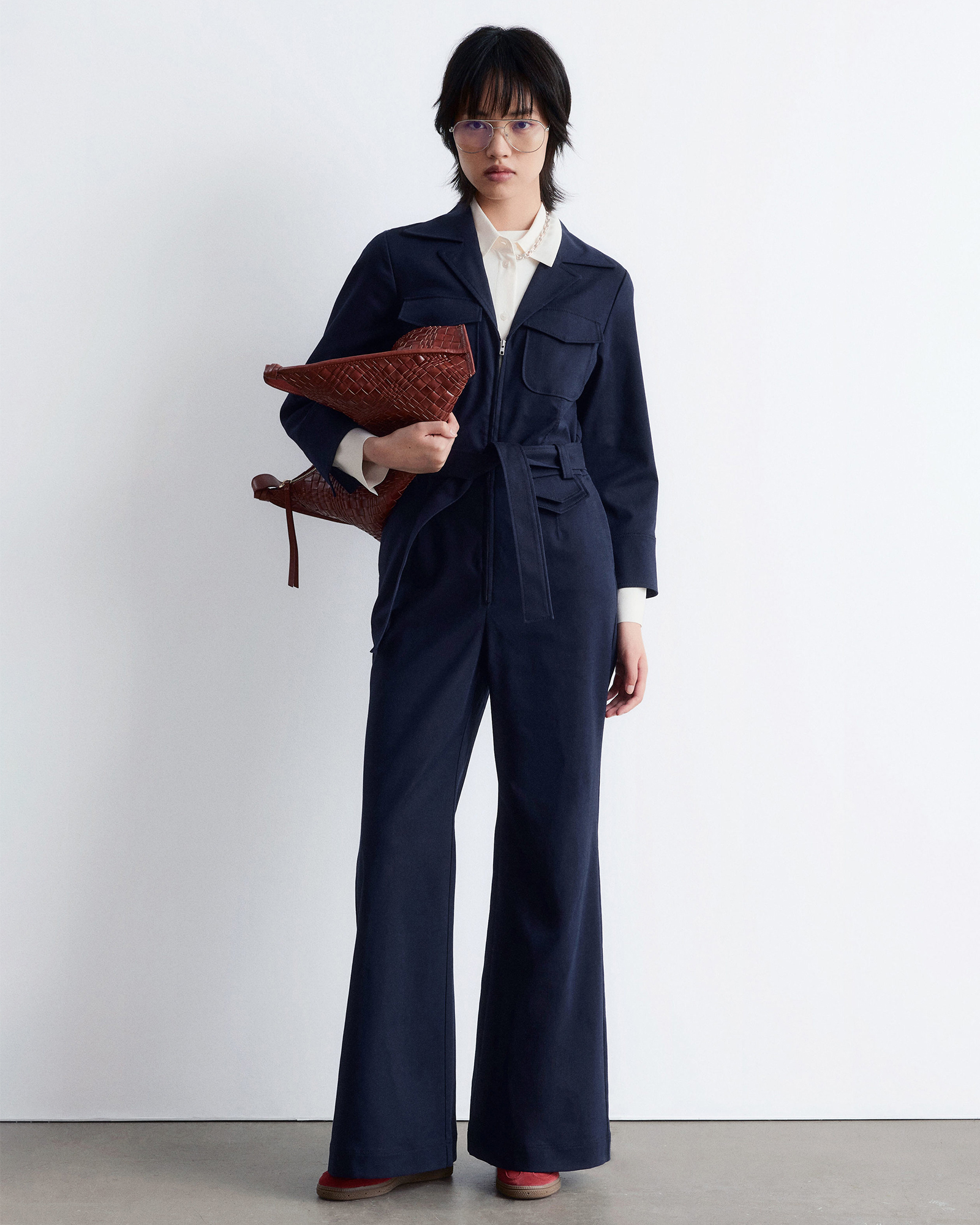 Belted Utility Jumpsuit