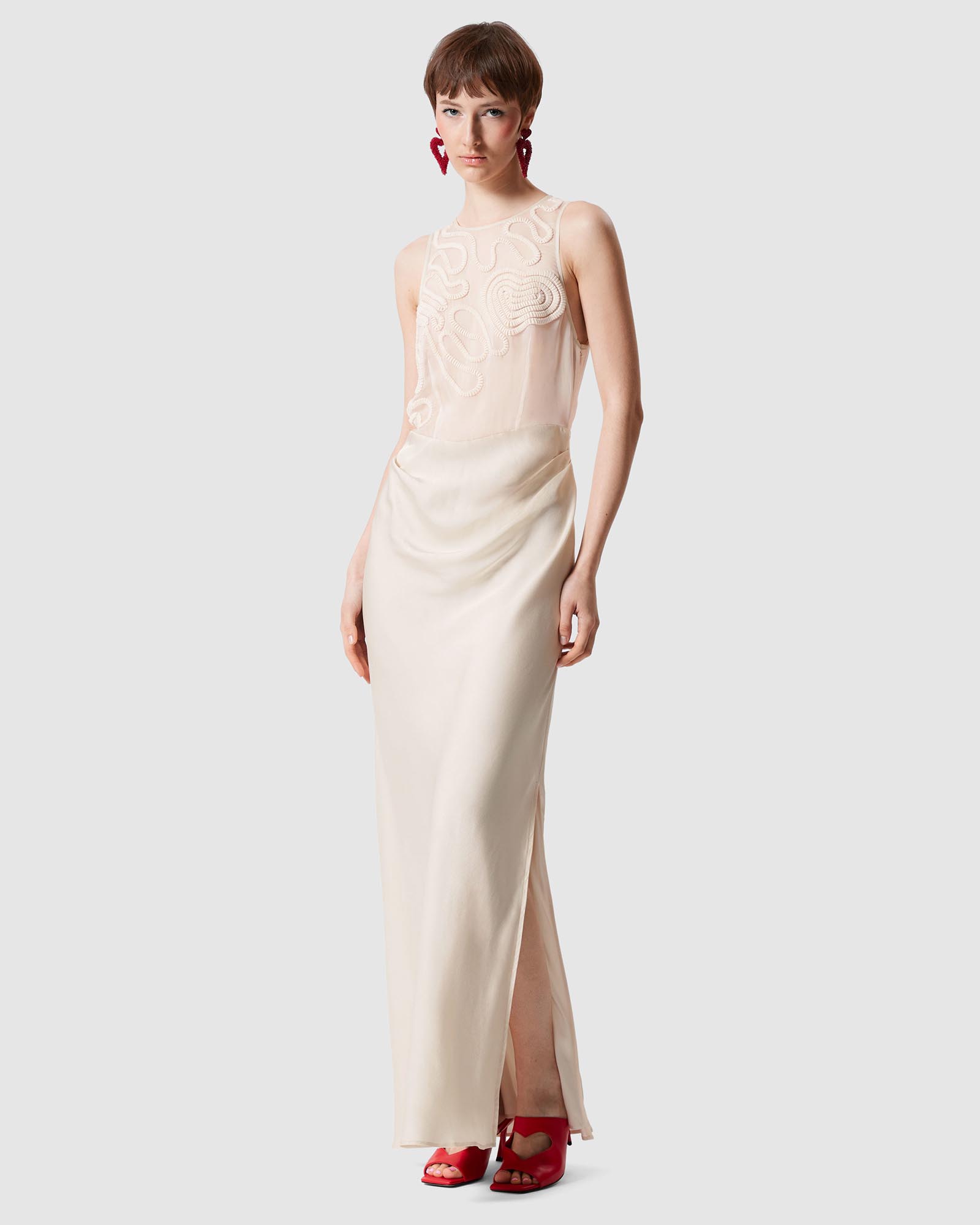 Embroidered Maxi Dress