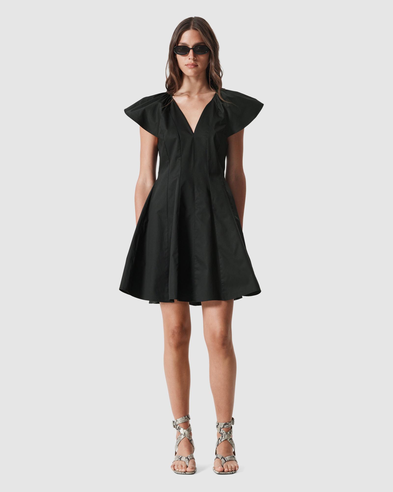 Flared Mini Dress