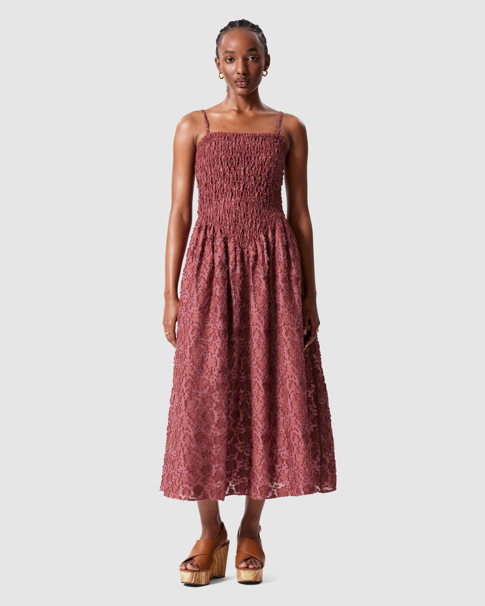 Smock Maxi Dress