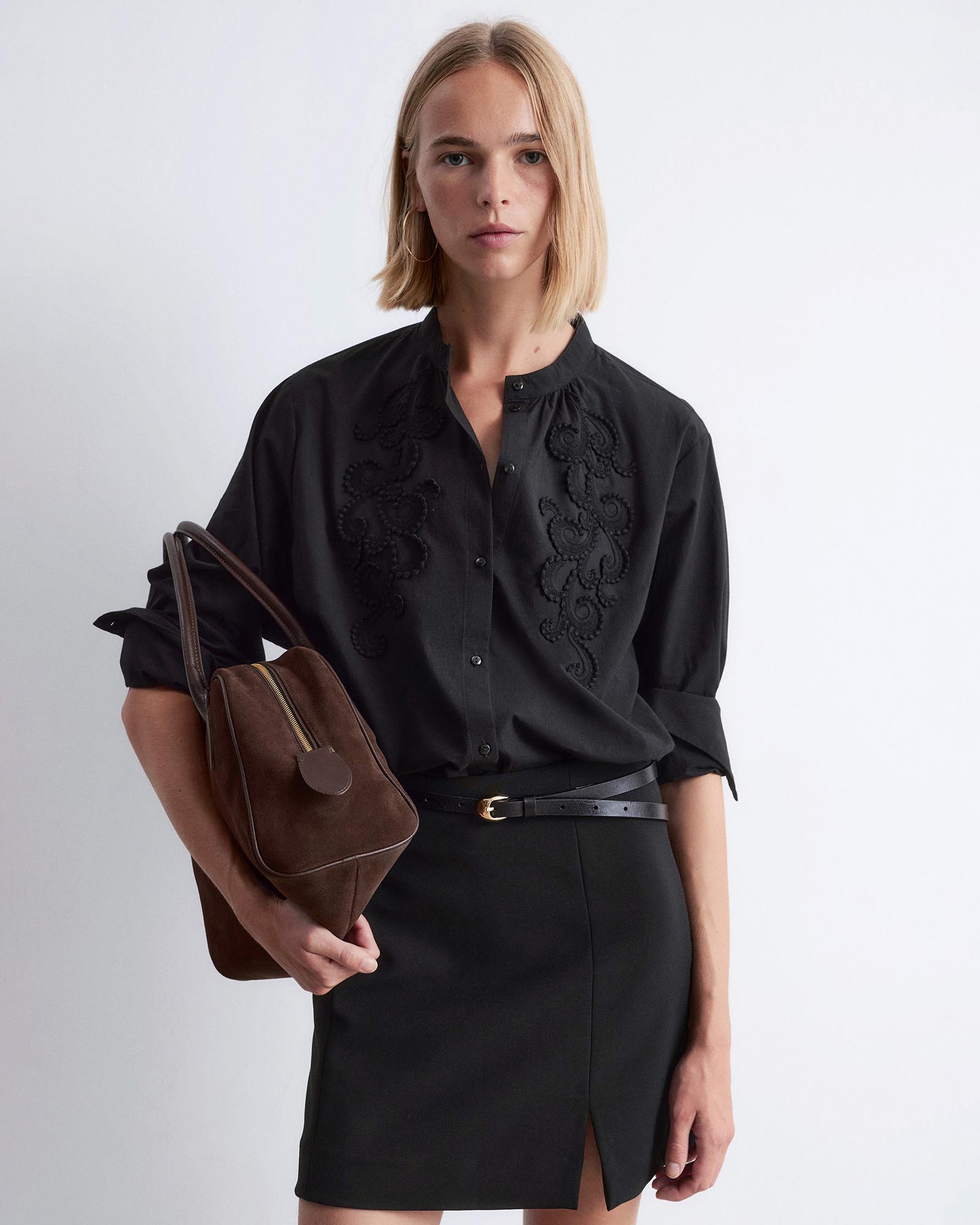 Cotton Embroidered Blouse