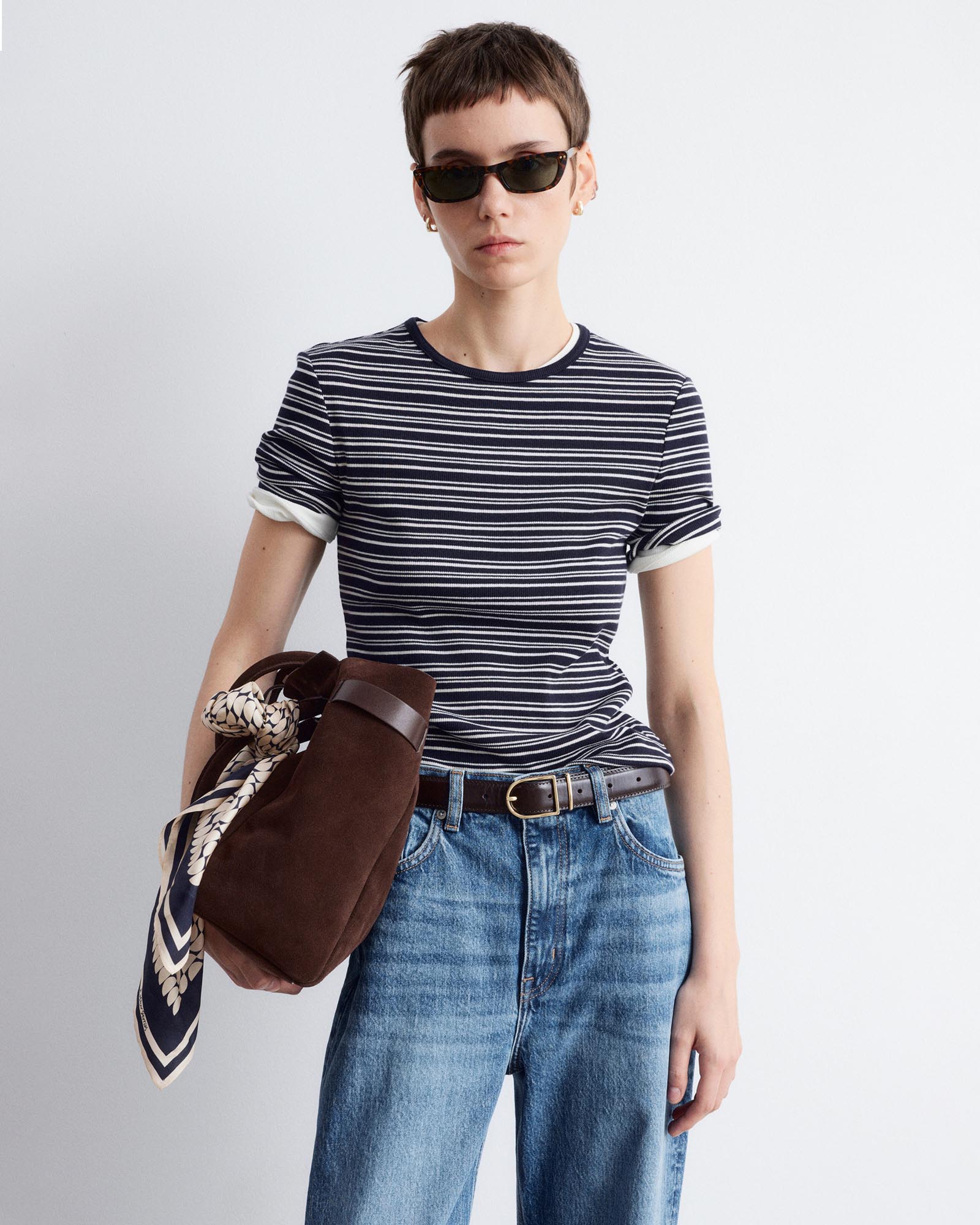 Ribbed T-shirt
