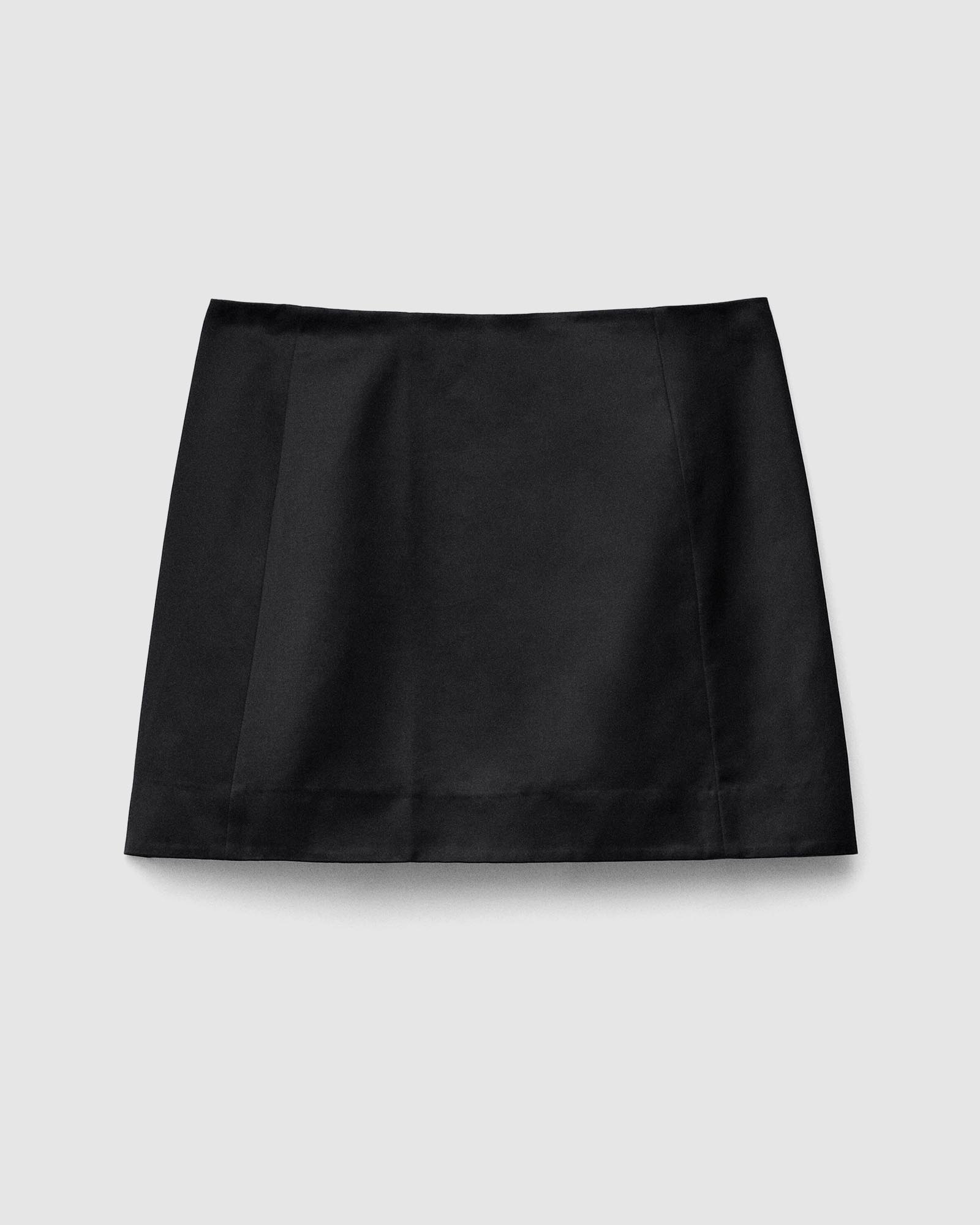 Satin Mini Skirt