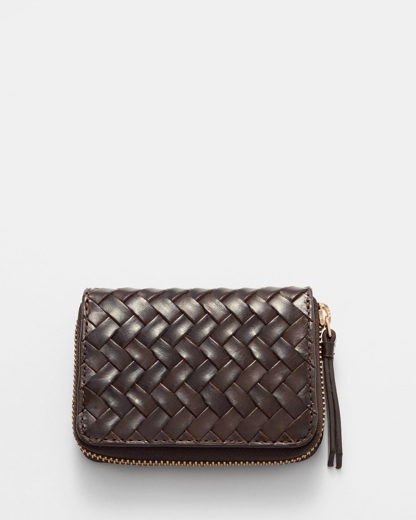 Braided Leather Wallet