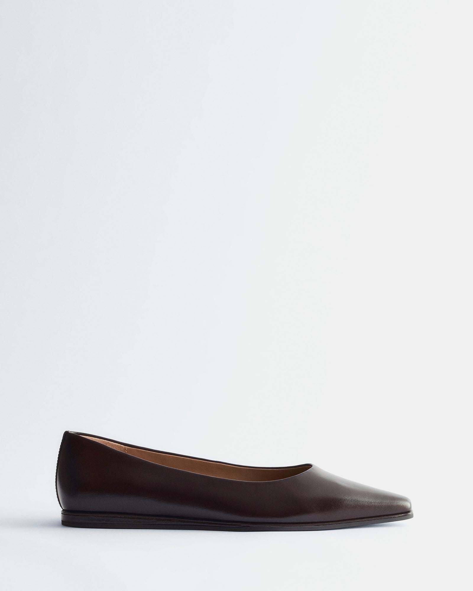 Leather Ballet Flats