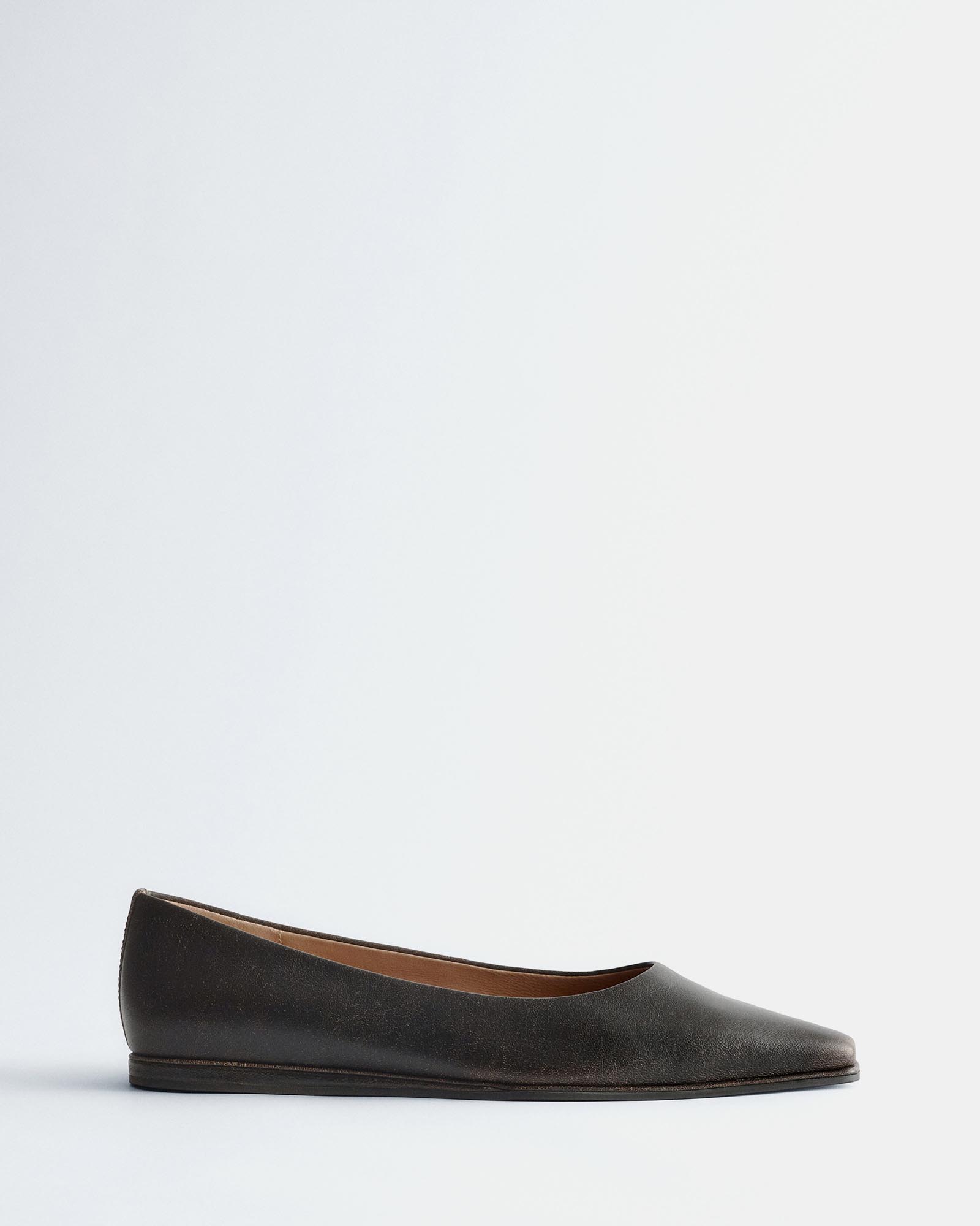 Leather Ballet Flats