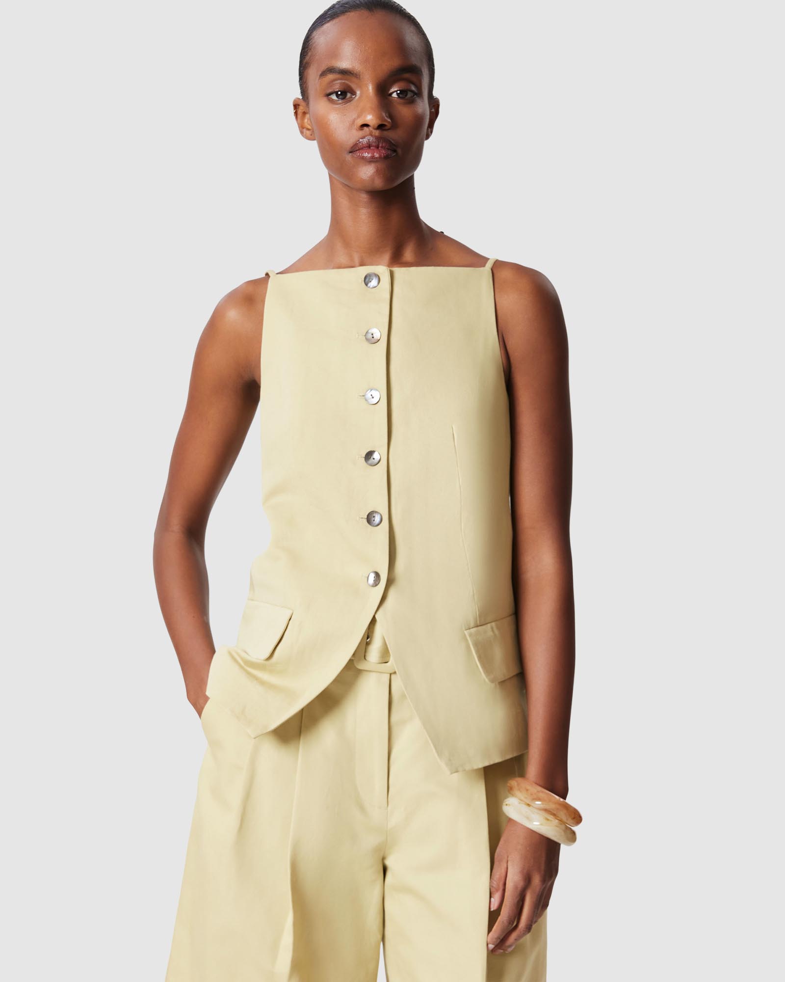 Tailored Vest Top