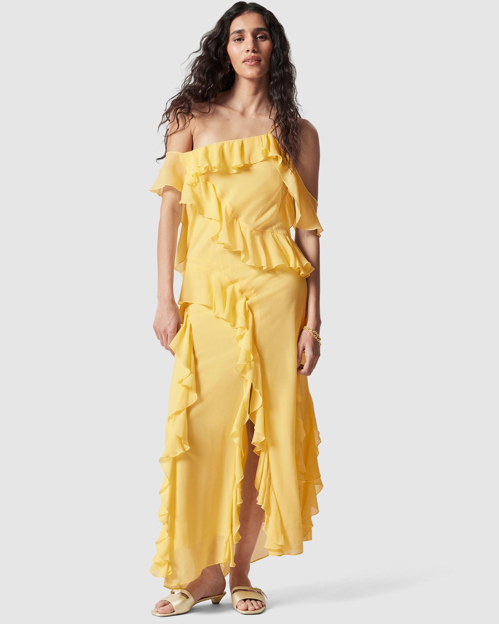 Ruffle Maxi Dress