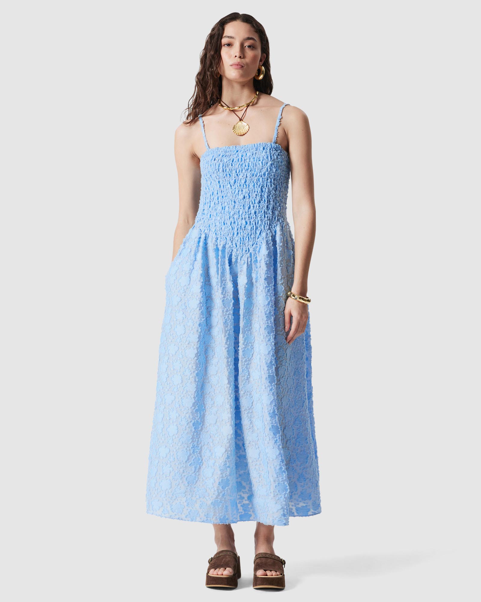 Smock Maxi Dress