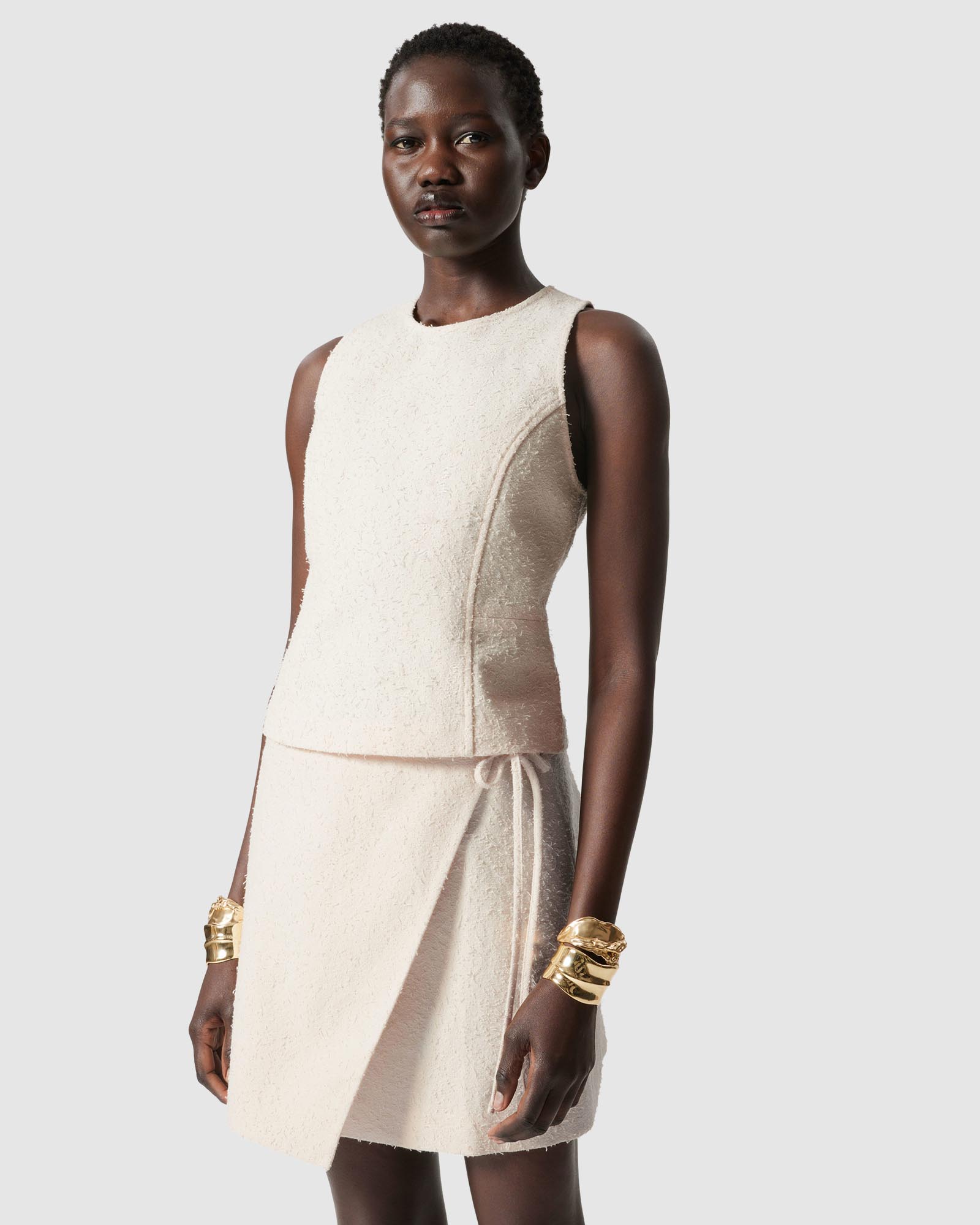 Textured Sleeveless Top
