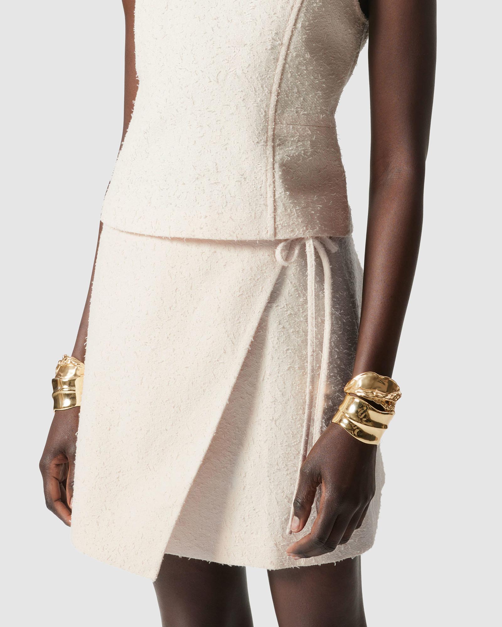 Wrap Mini Skirt