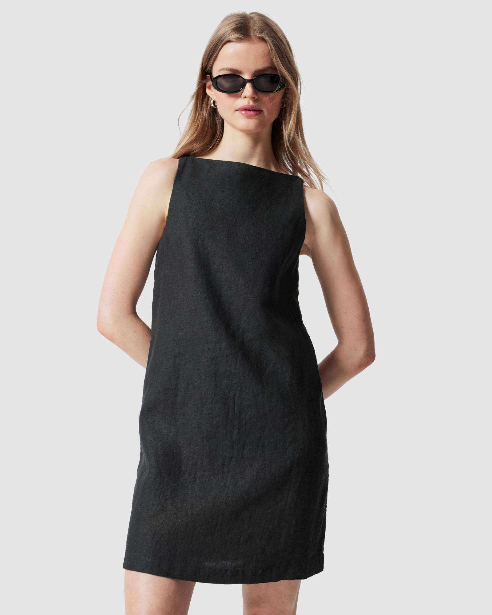 Linen Mini Dress