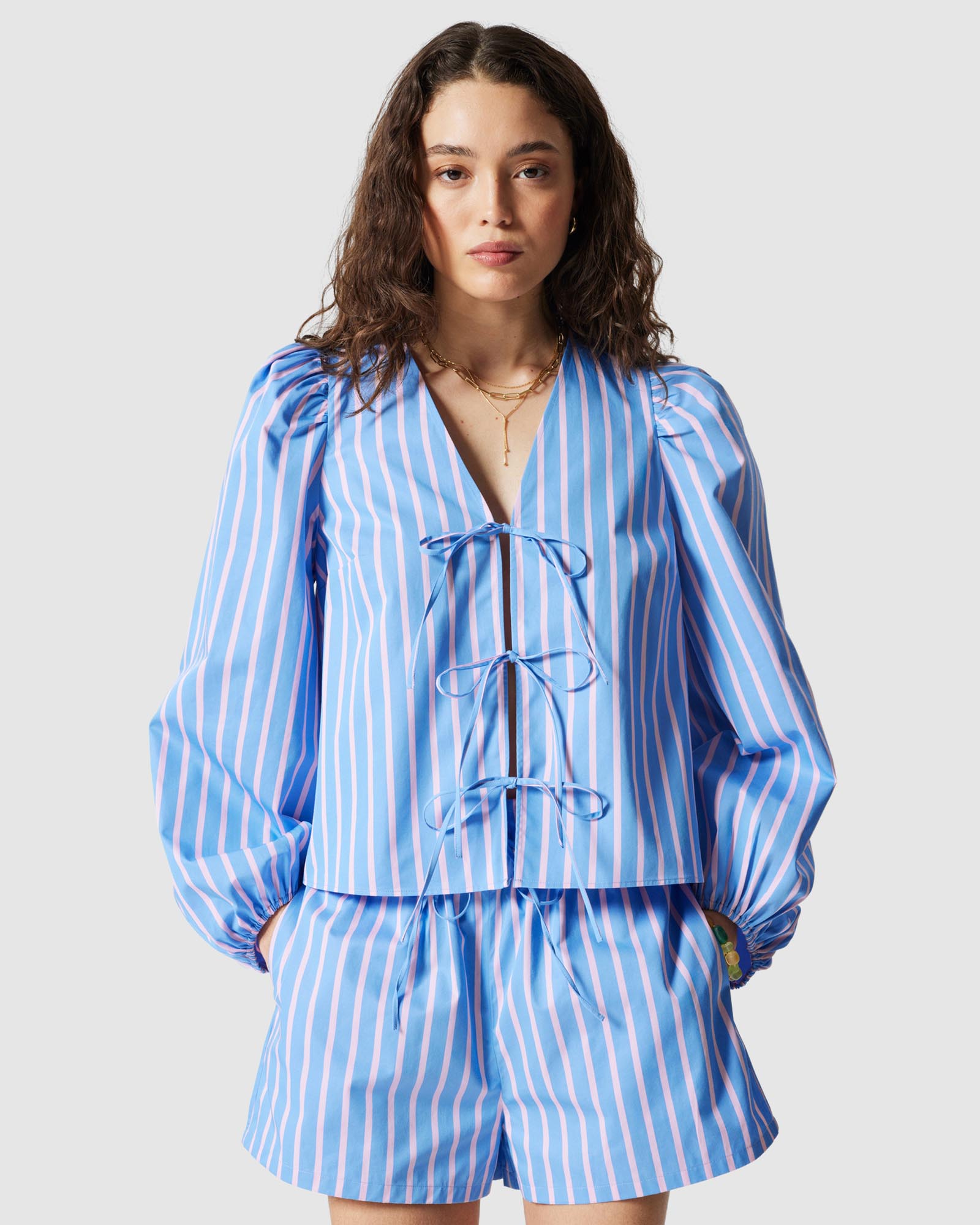 Tie-Front Blouse