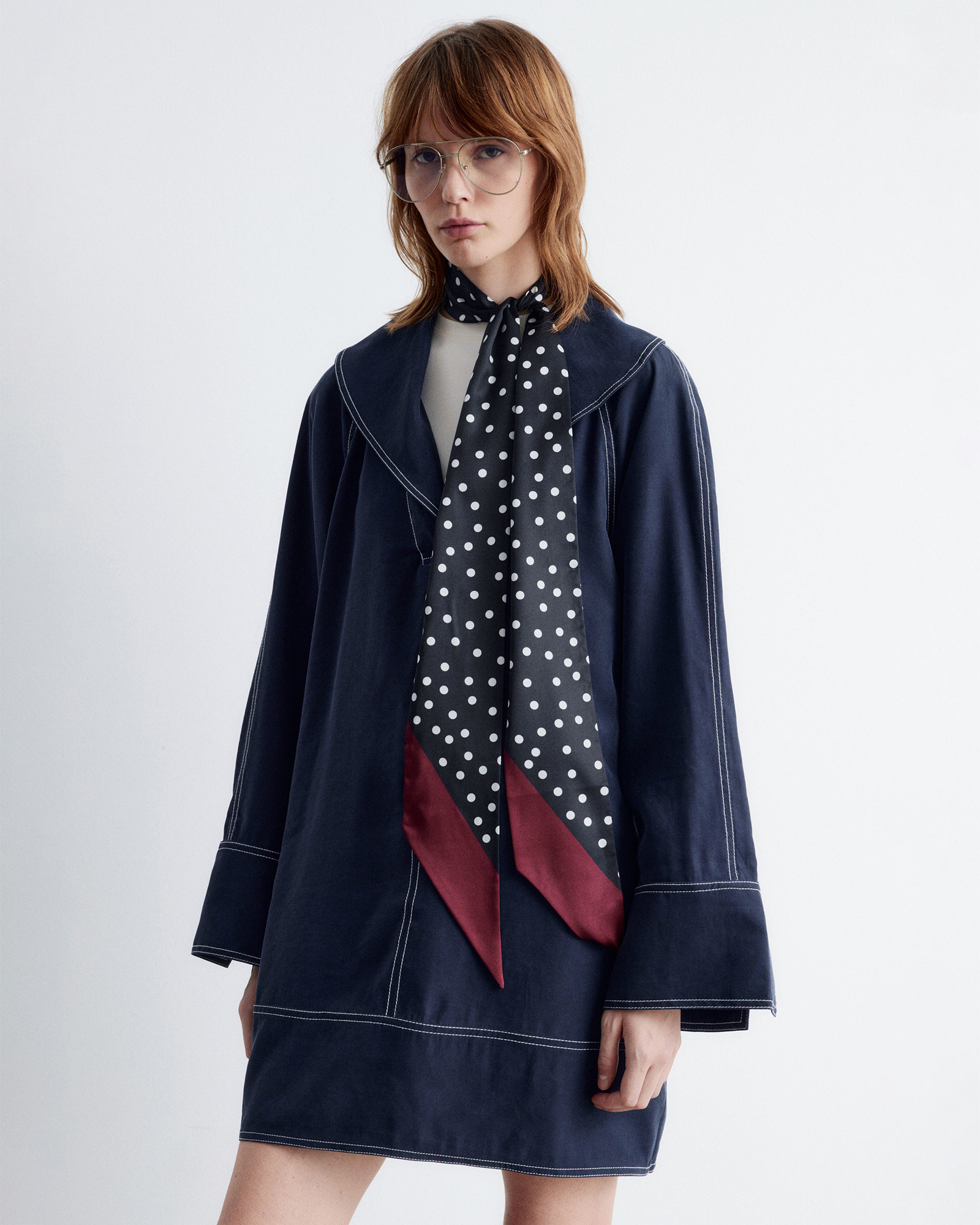Sailor Collar Mini Dress