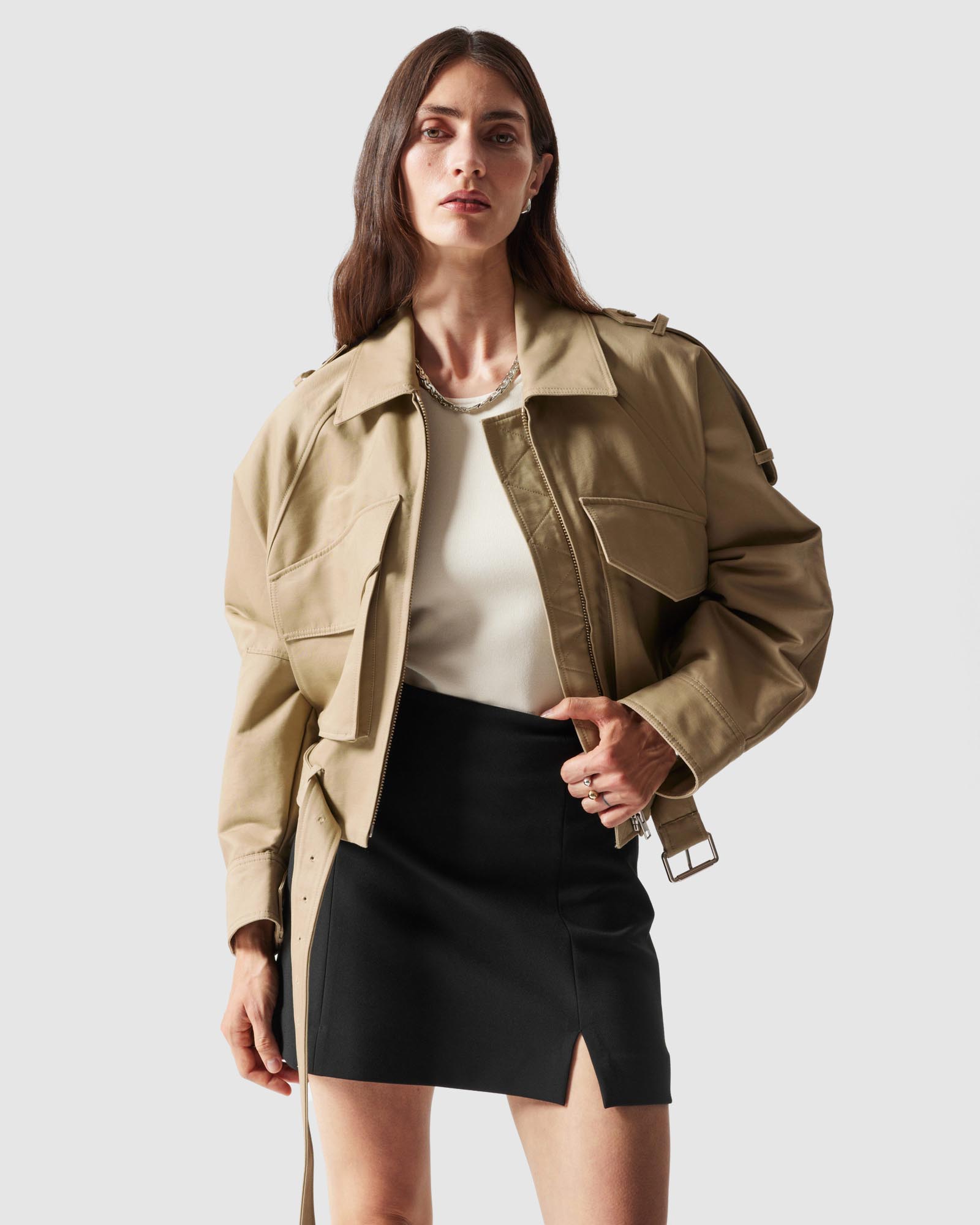 High-Waist Mini Skirt