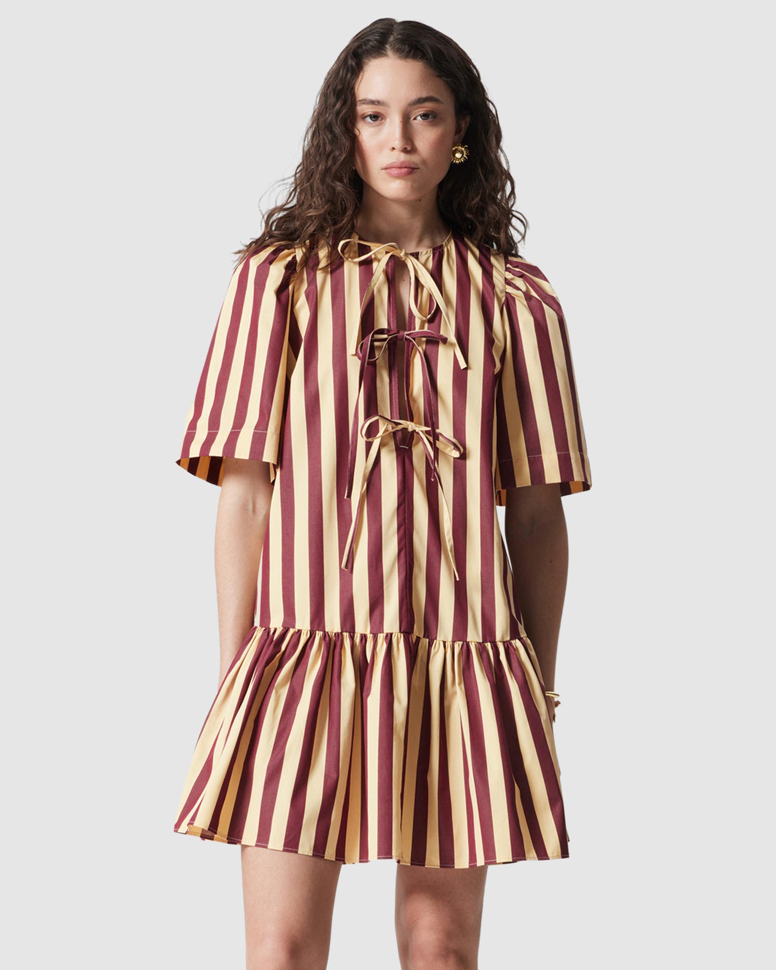 Peplum Mini Dress