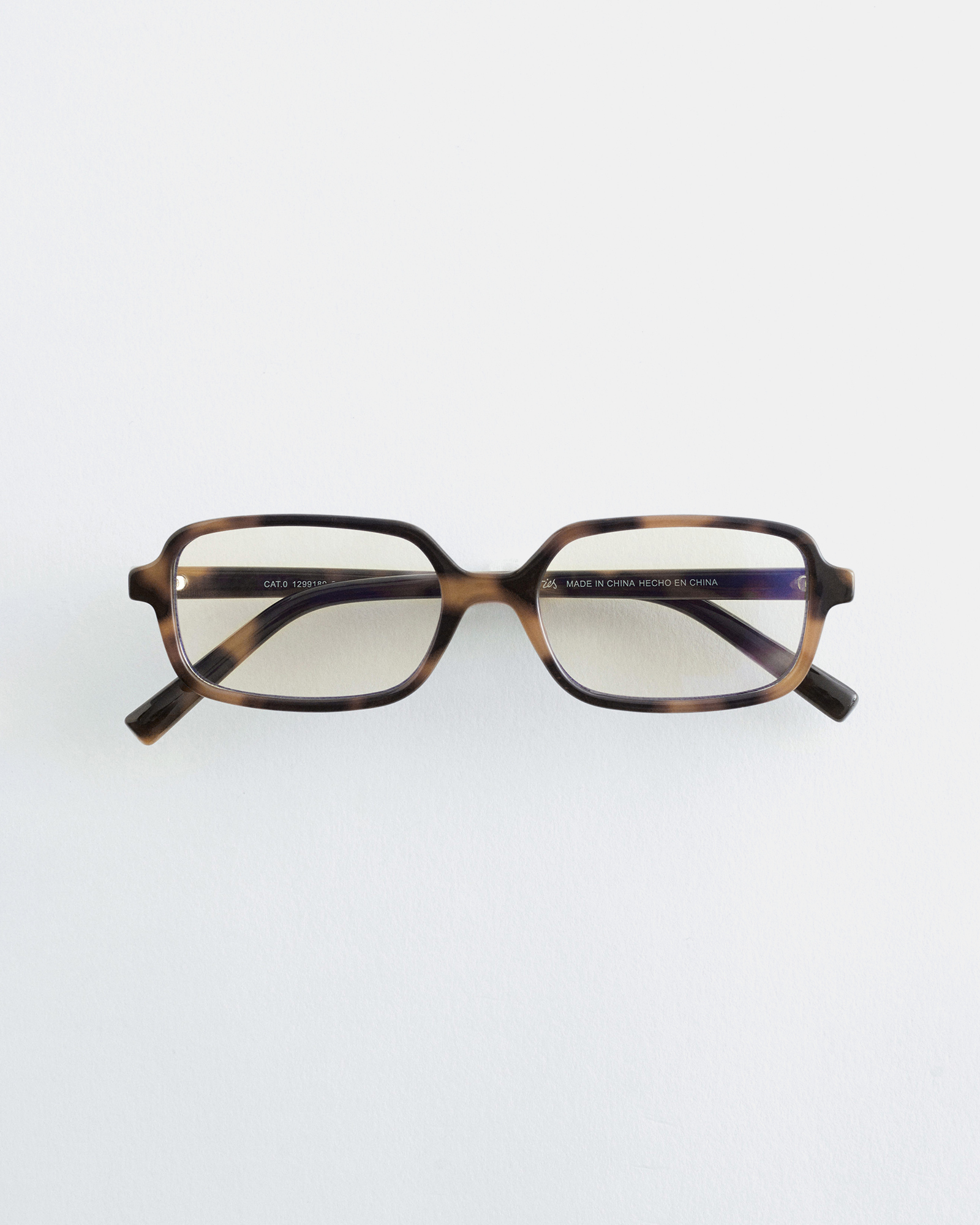 Elongated Rectangular-Frame Sunglasses