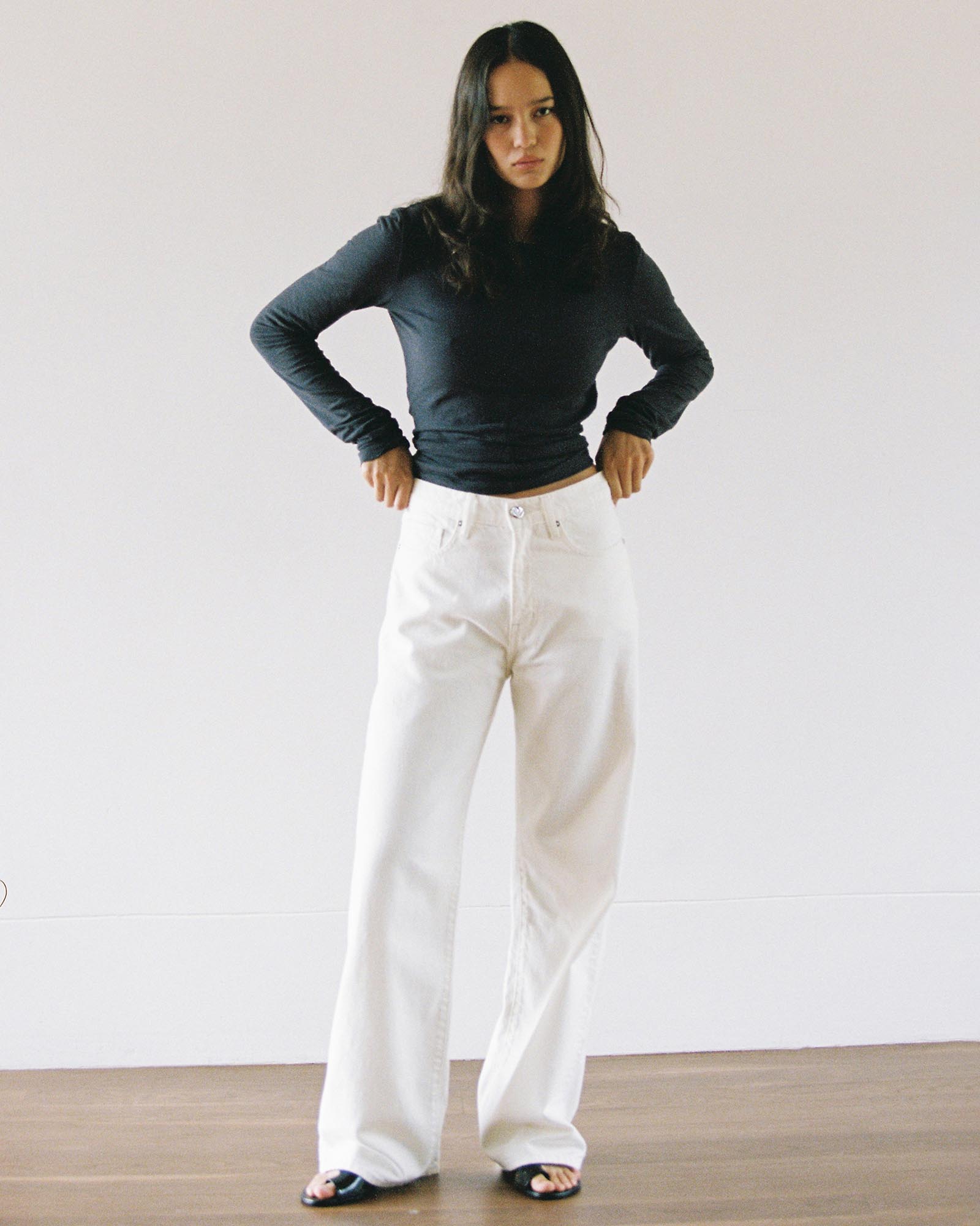 Olive Cooke x Outland Denim Mid Slouchy Wide Jeans