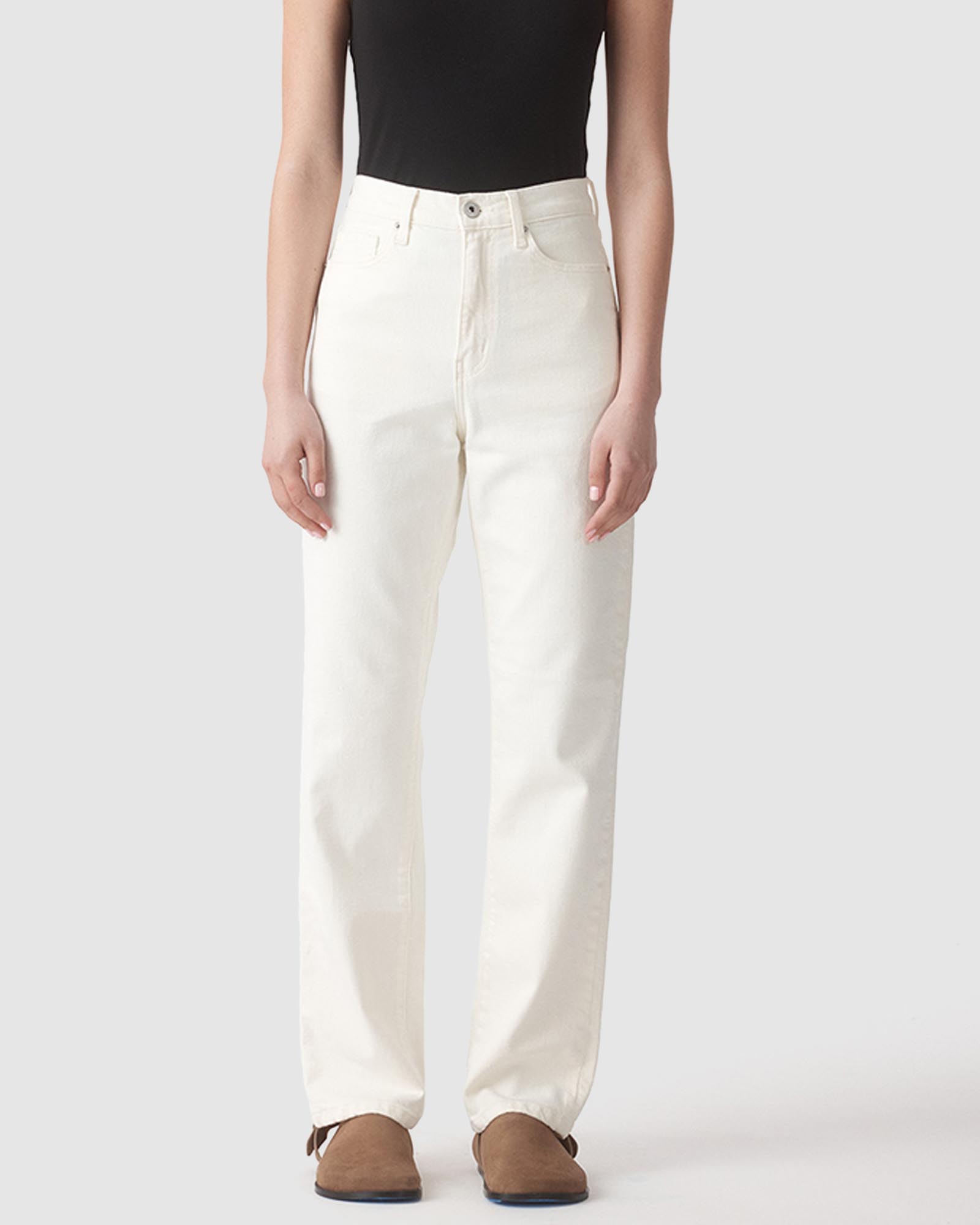 Zoe High Straight Jeans