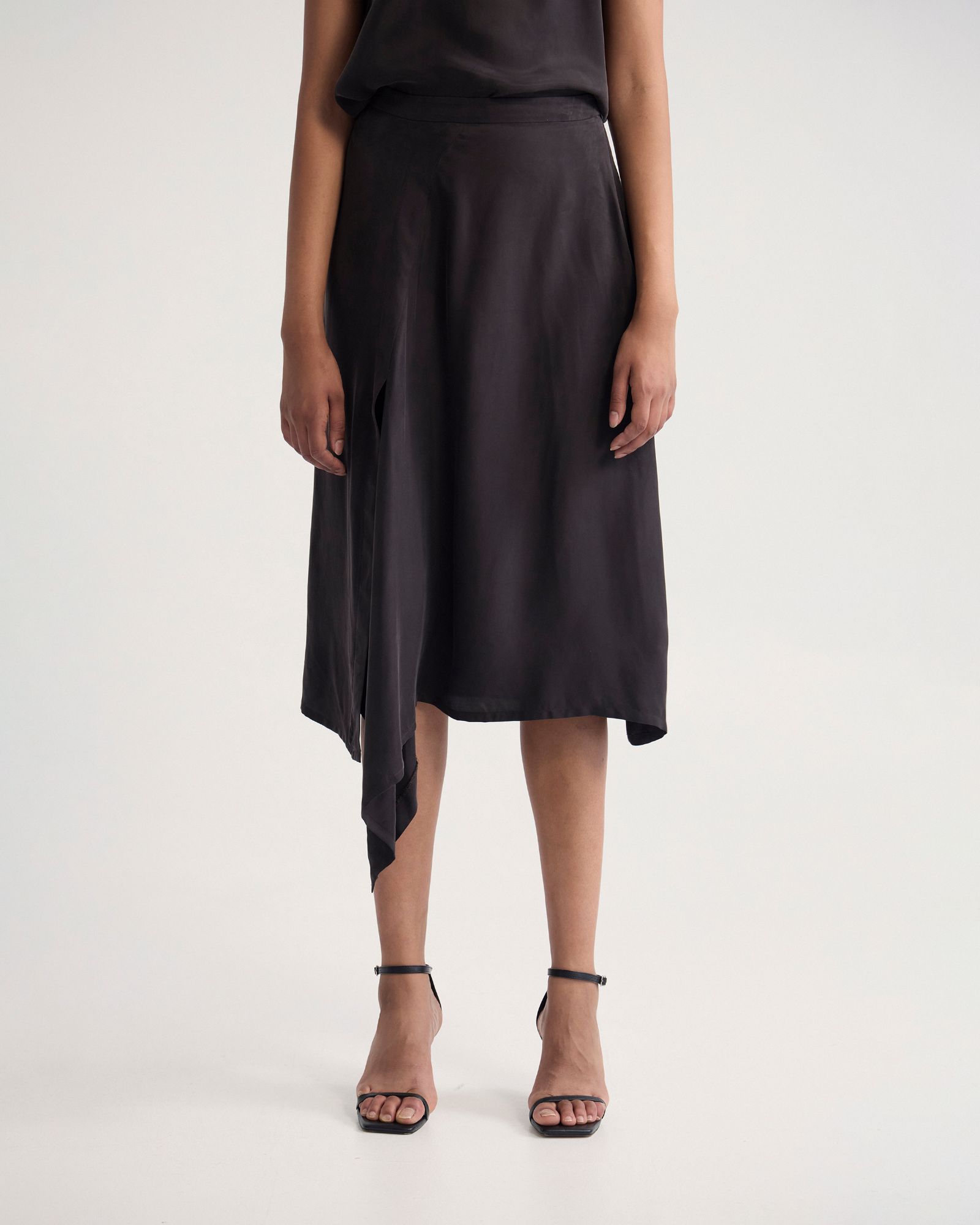 Ronja Cupro Draped Skirt