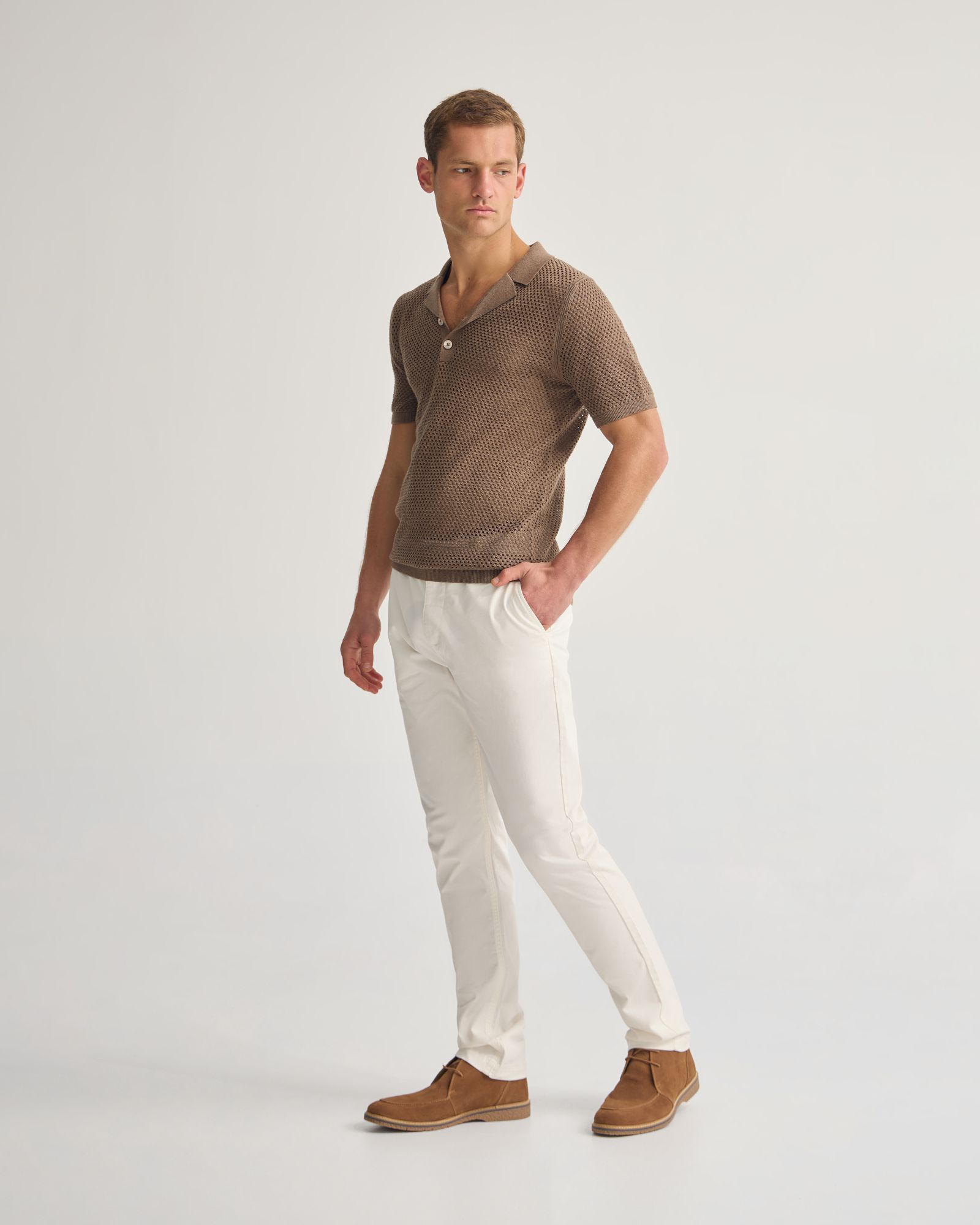 Lane Knitted Polo