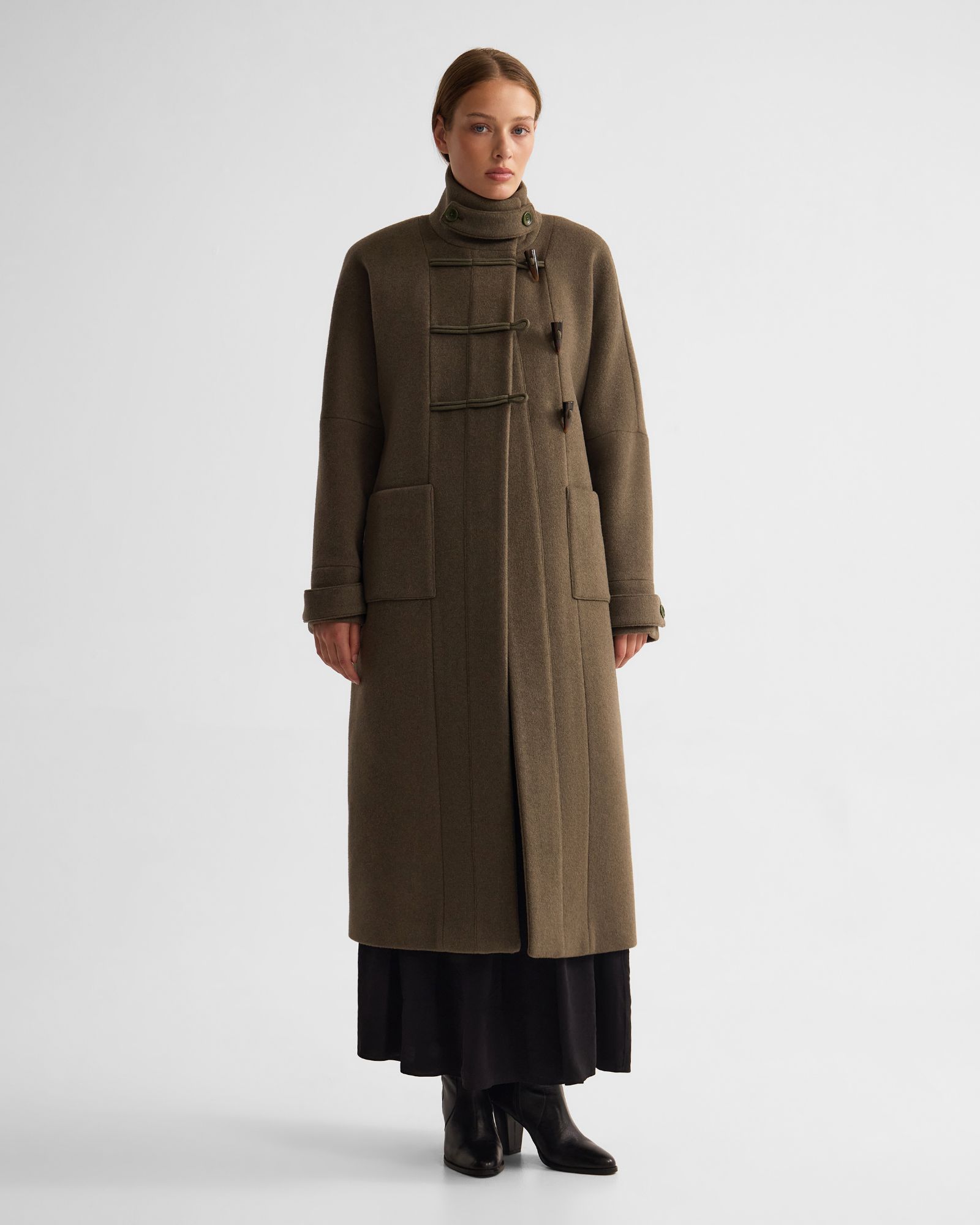 Edi Funnel Collar Coat