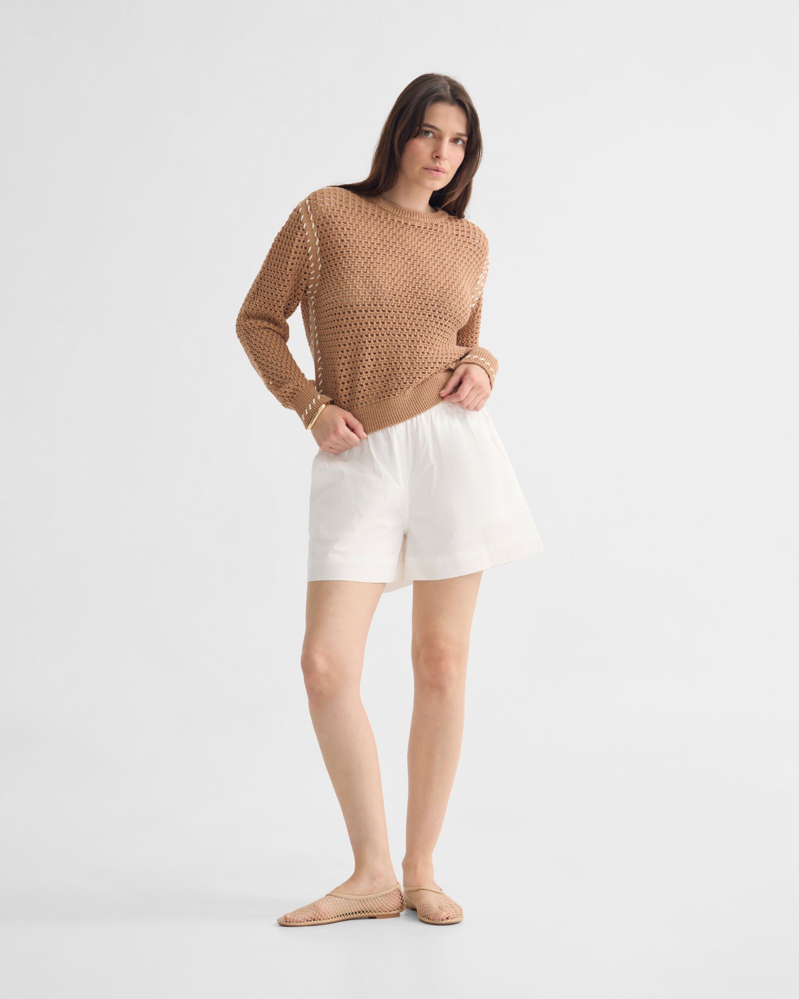 Gaby Cotton Crew Neck
