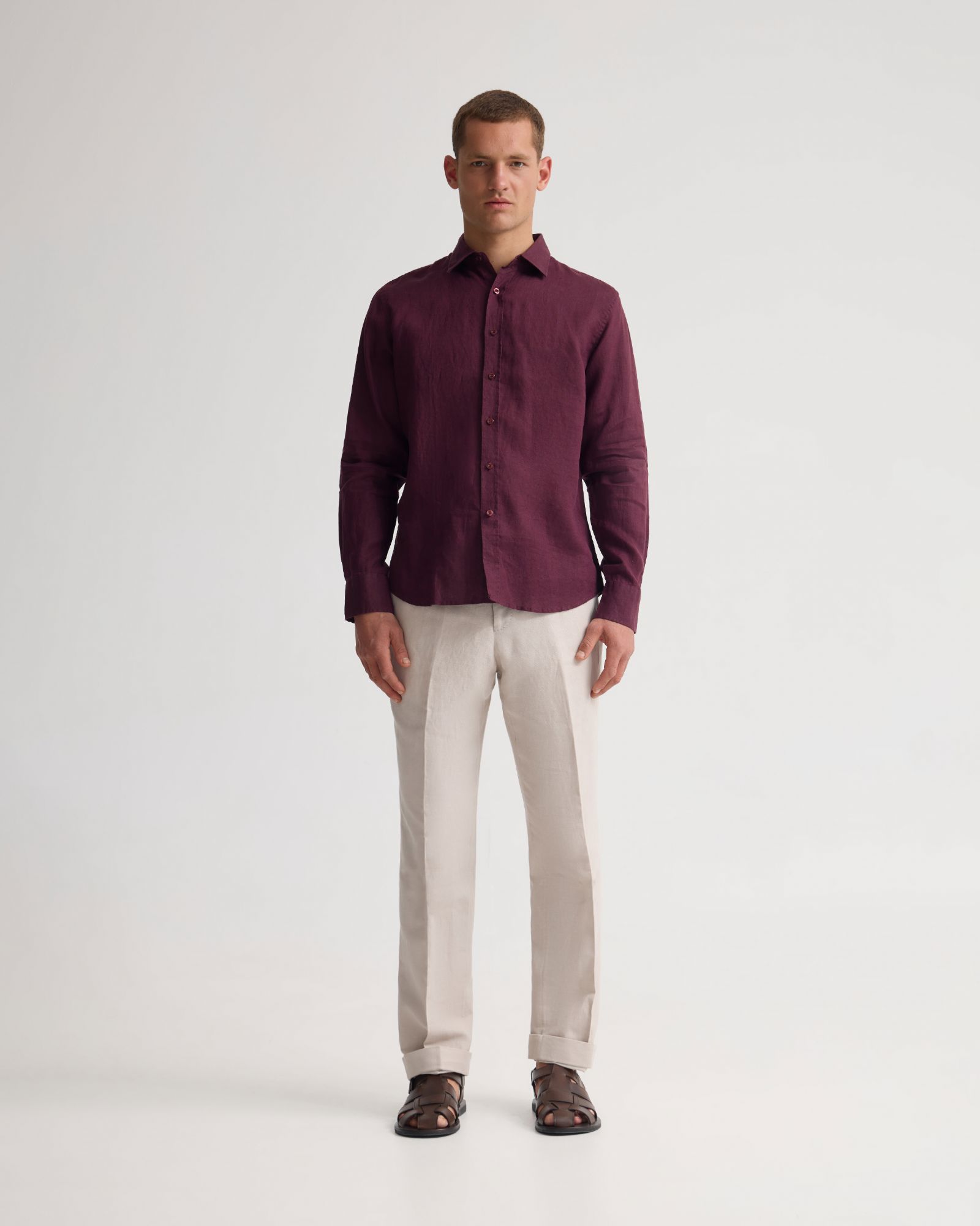 Copper European Linen Shirt