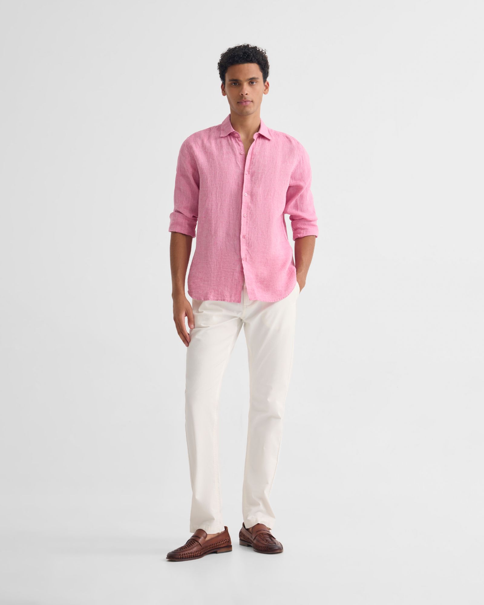 Cooper French Linen Long Sleeve Shirt