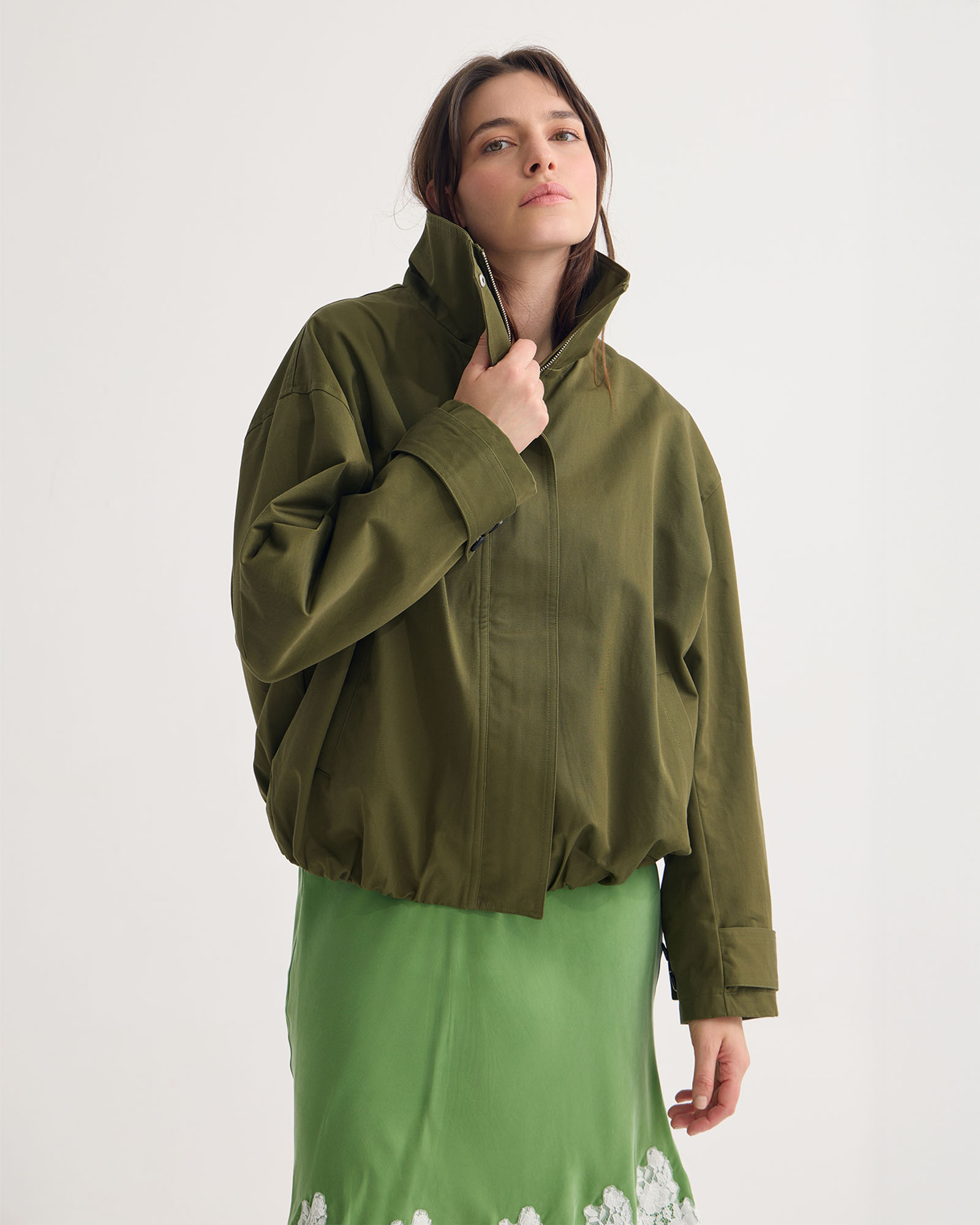 Stevie Cotton Bomber Jacket