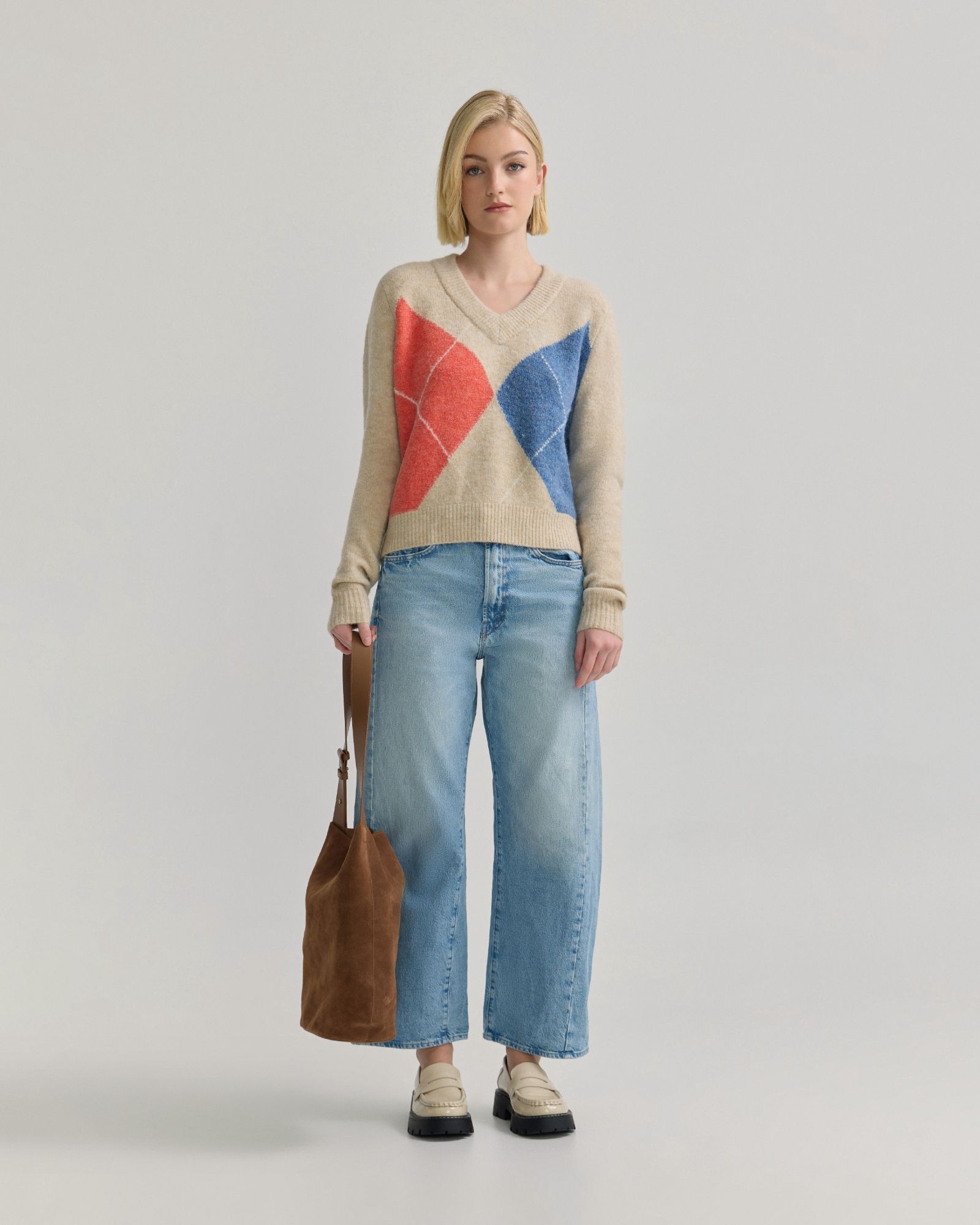 Chelsea Argyle Knit
