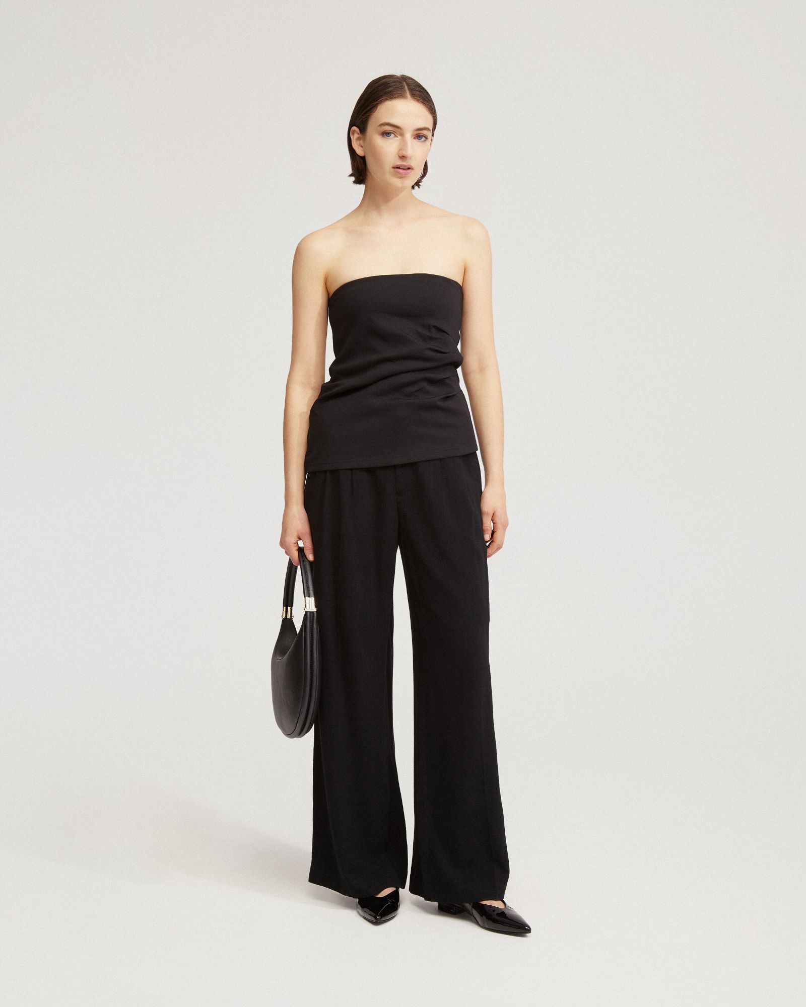 Clara Strapless Ponti Top