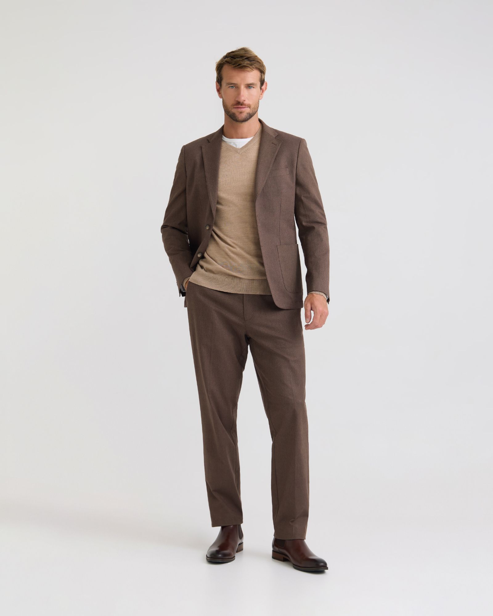 Milton Herringbone Blazer
