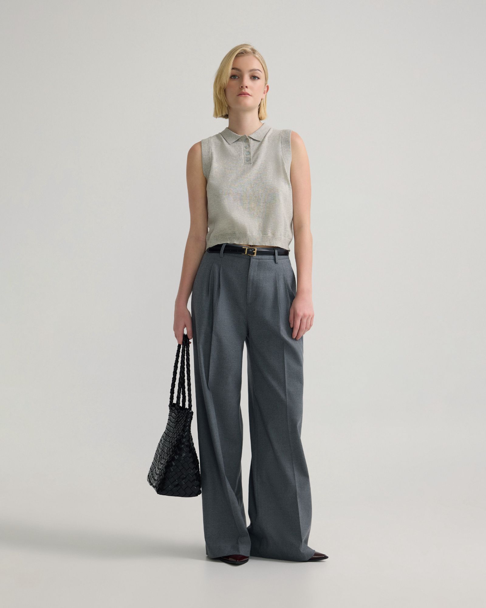 Suki Cashmere Blend Polo