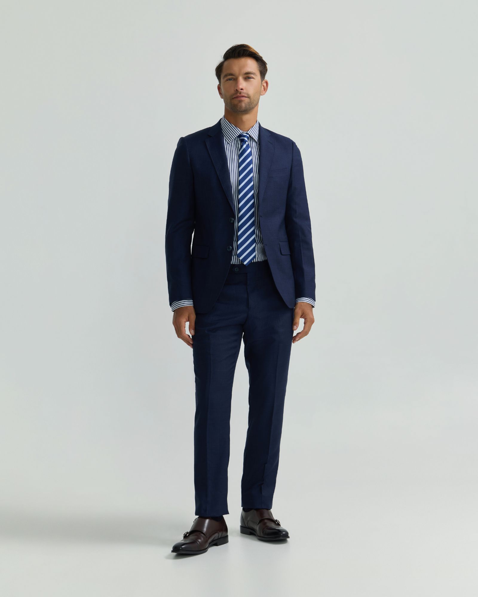 Auden Wool Checked Suit Trouser