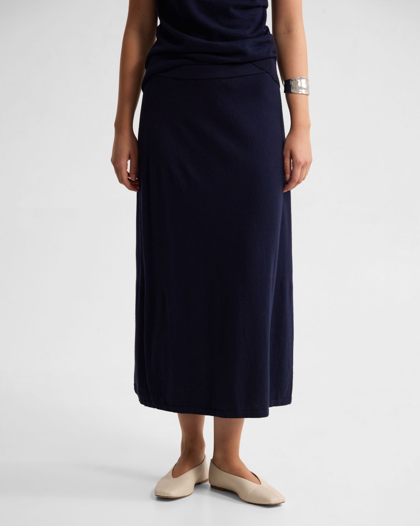 Leonie Cashmere Blend Knitted Skirt
