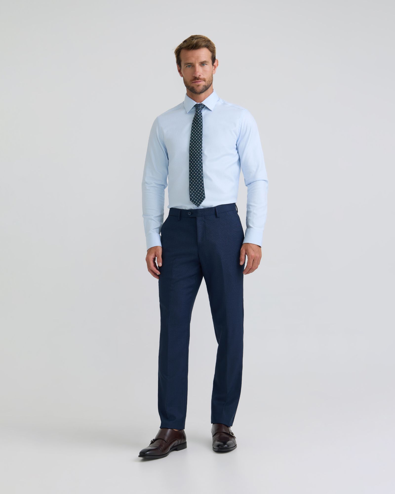 Beckton Slim Fit Twill Cotton Shirt