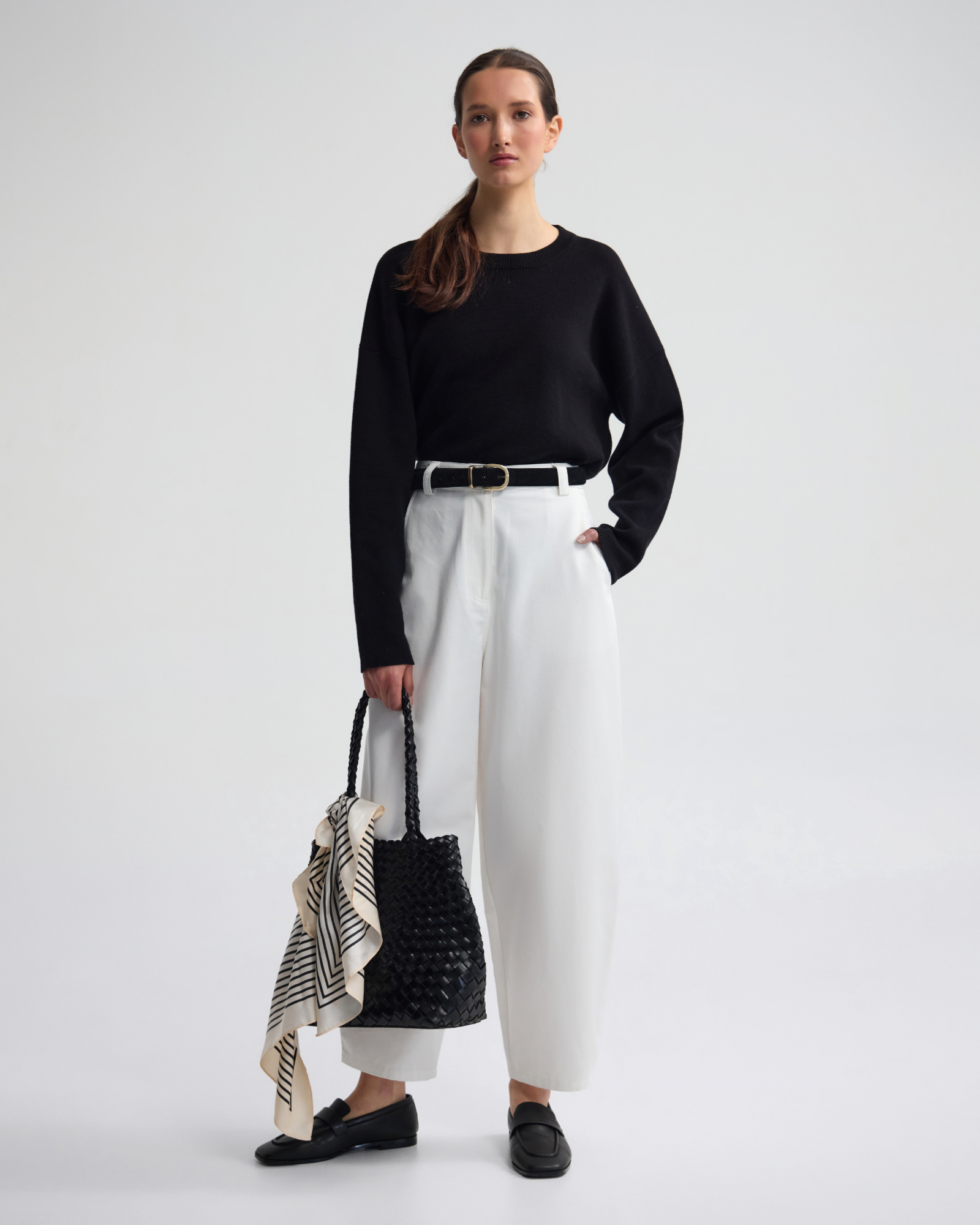 Lexie Cotton Crew Neck Knit
