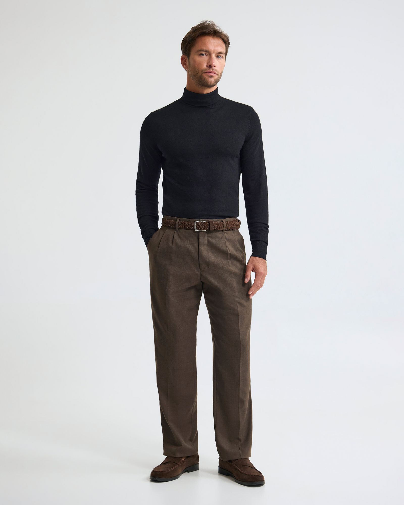 Aaron Turtle Neck Merino Pullover