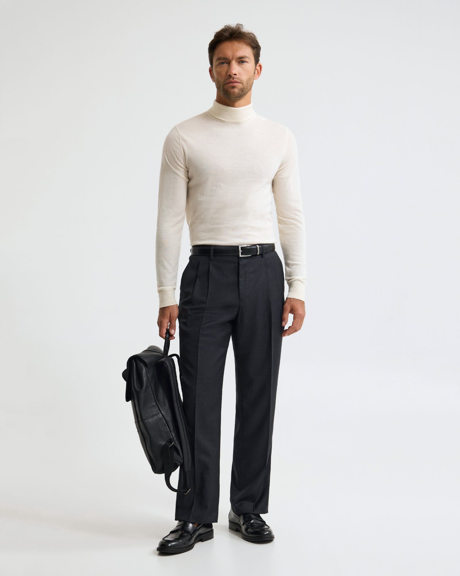 Aaron Turtle Neck Merino Pullover