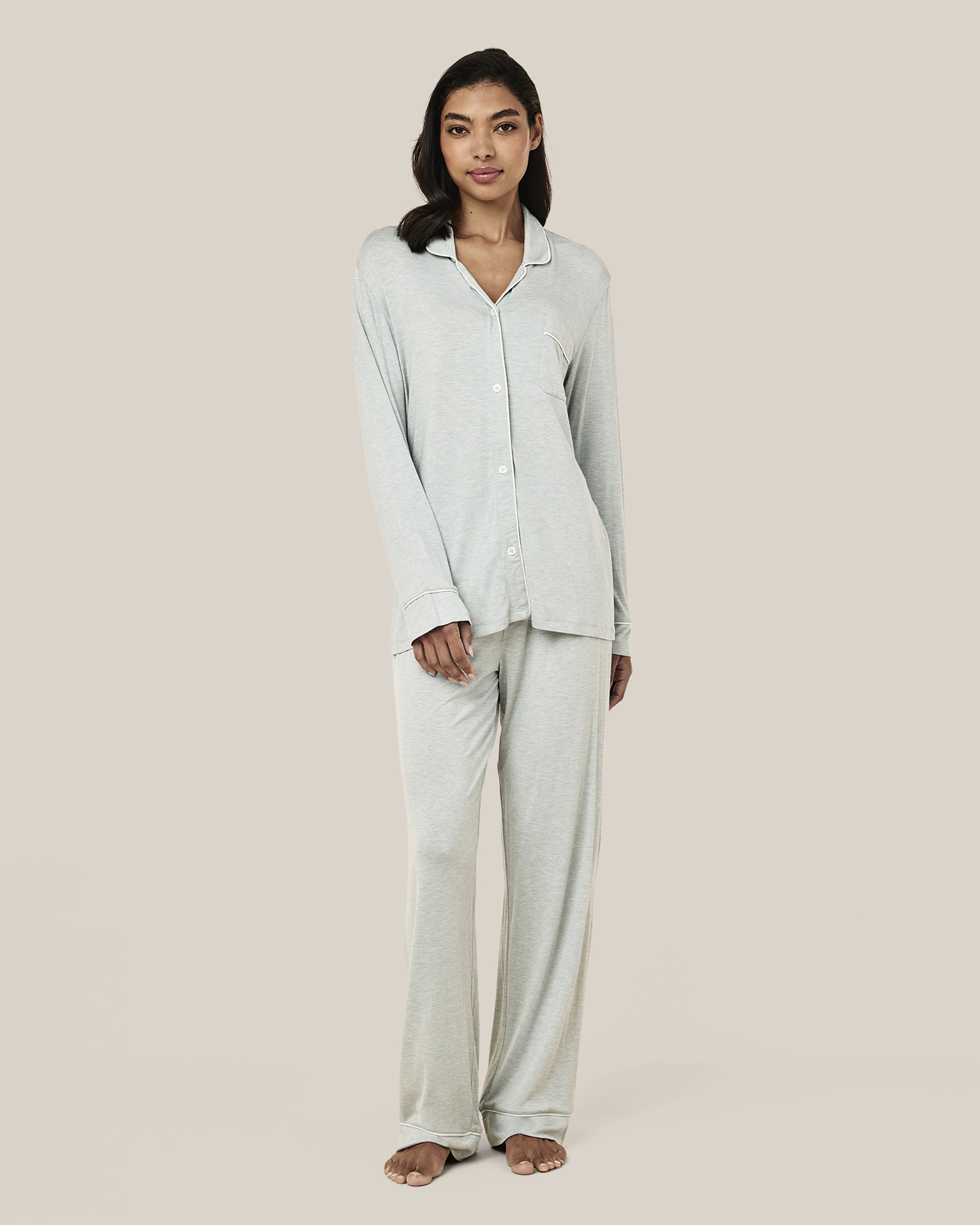 Kate Modal Soft Full Length PJ Set